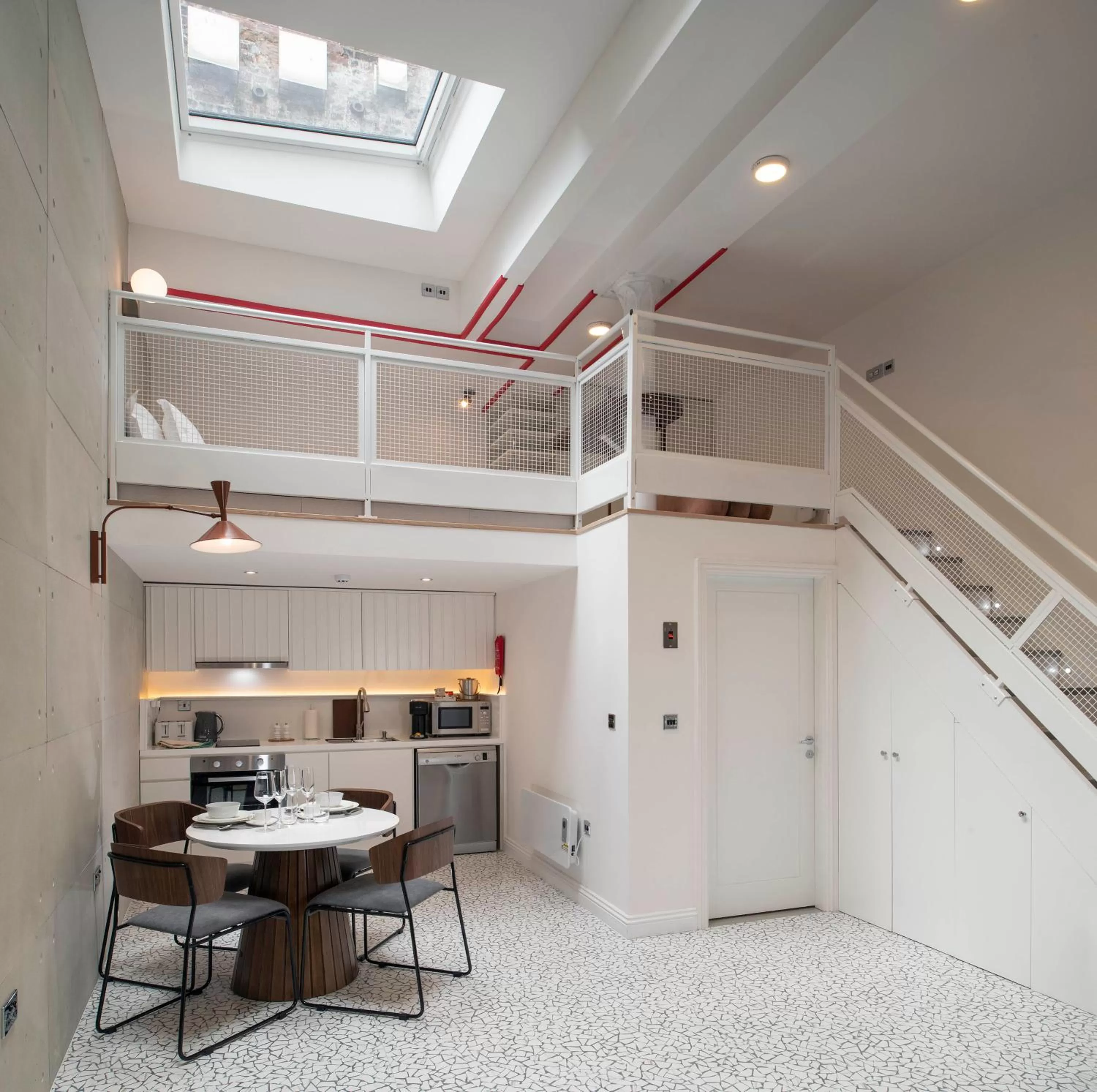 Kitchen or kitchenette in Trueman Court Luxury Serviced Apartments