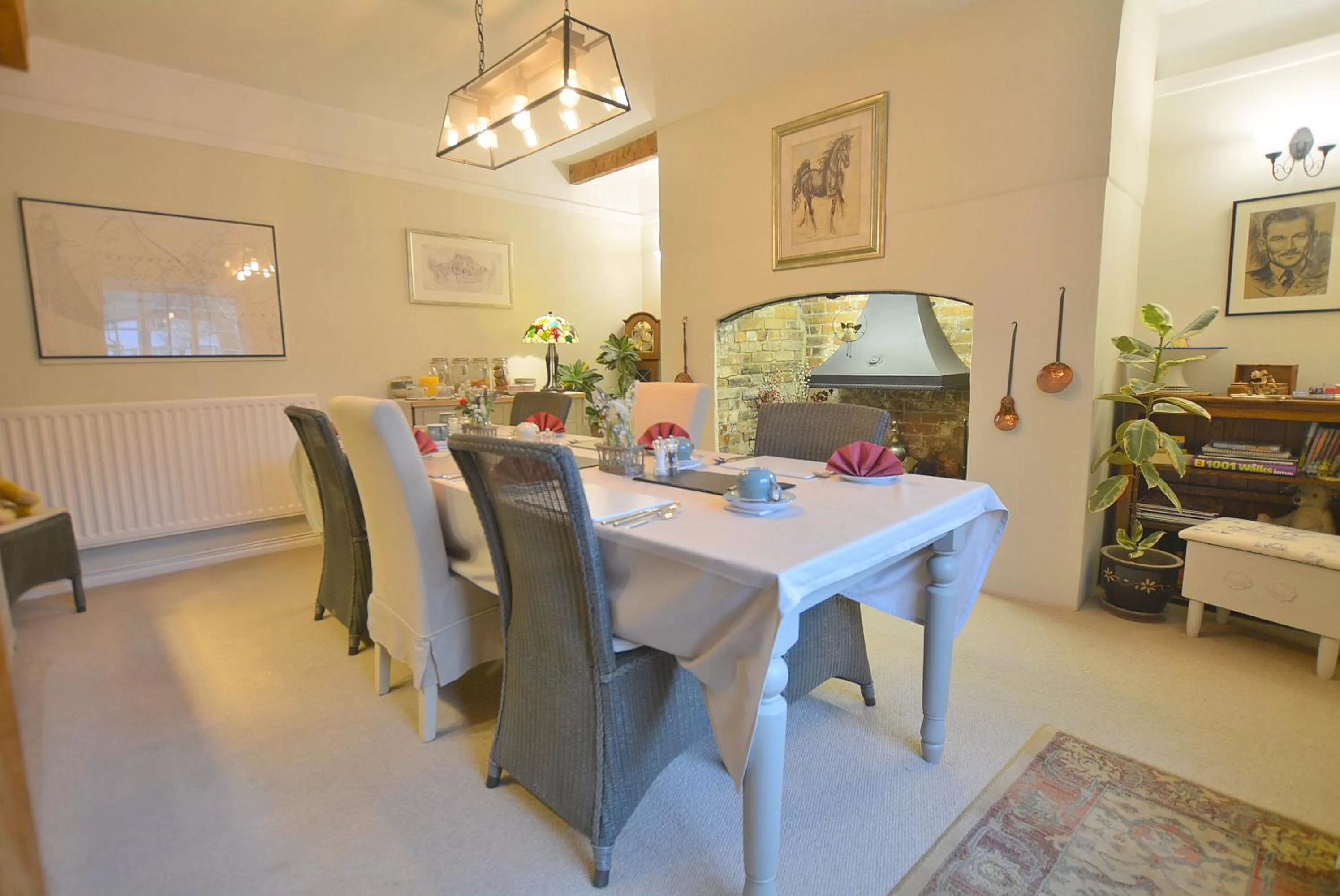 Dining area in St Leonards Farmhouse