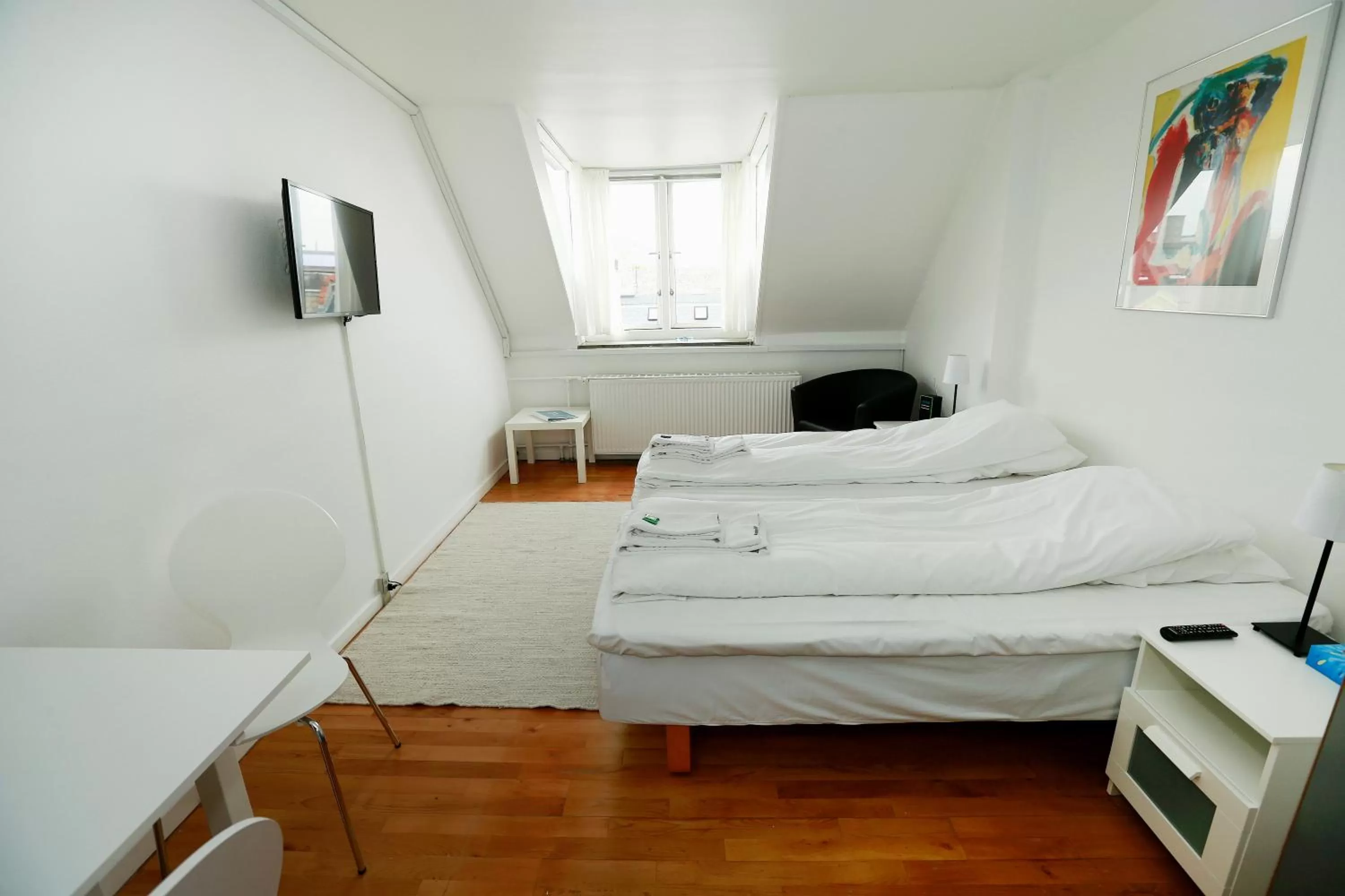 Bedroom, Bed in Hotel 9 små hjem