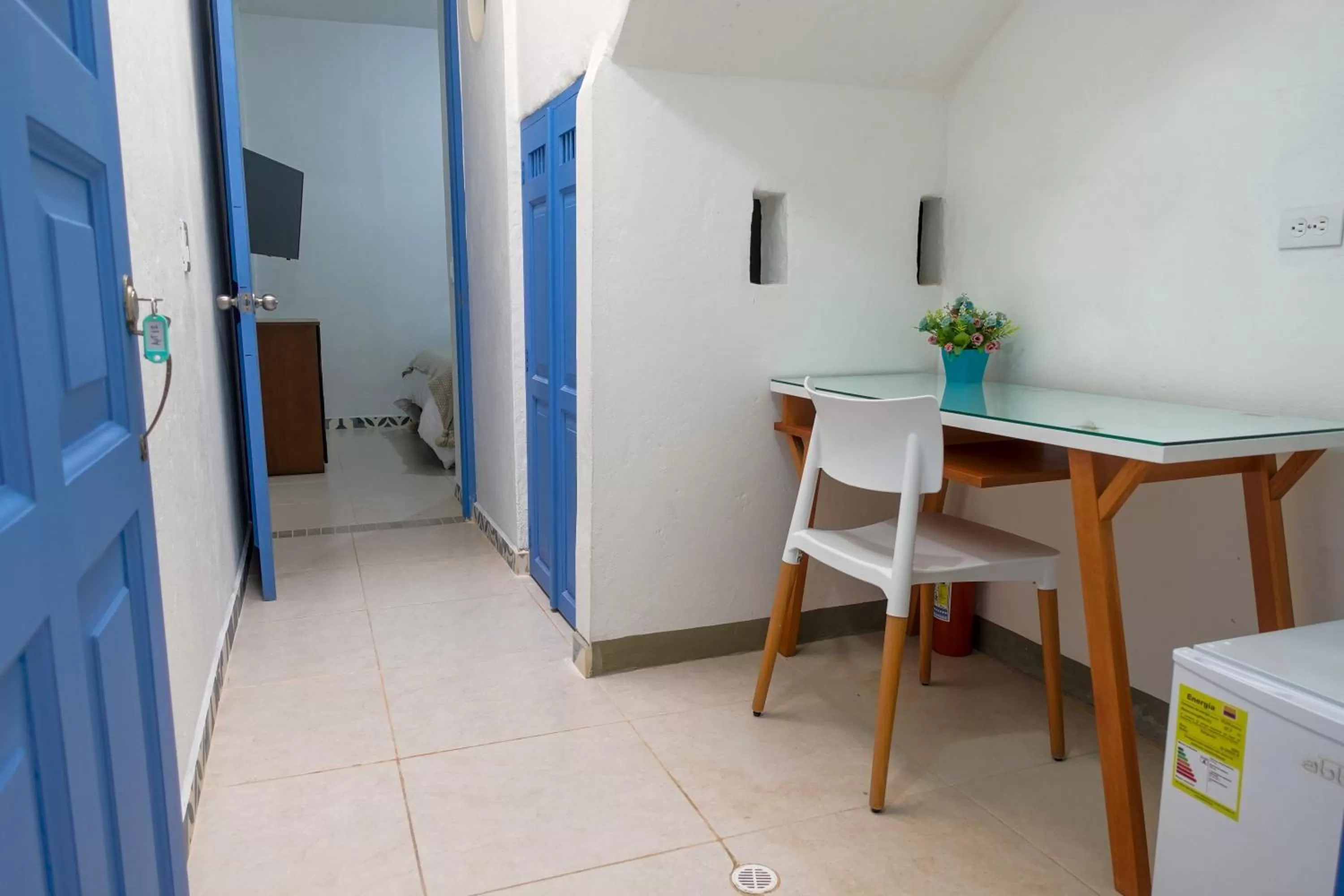 Seating area in Hotel Azulado Jericó