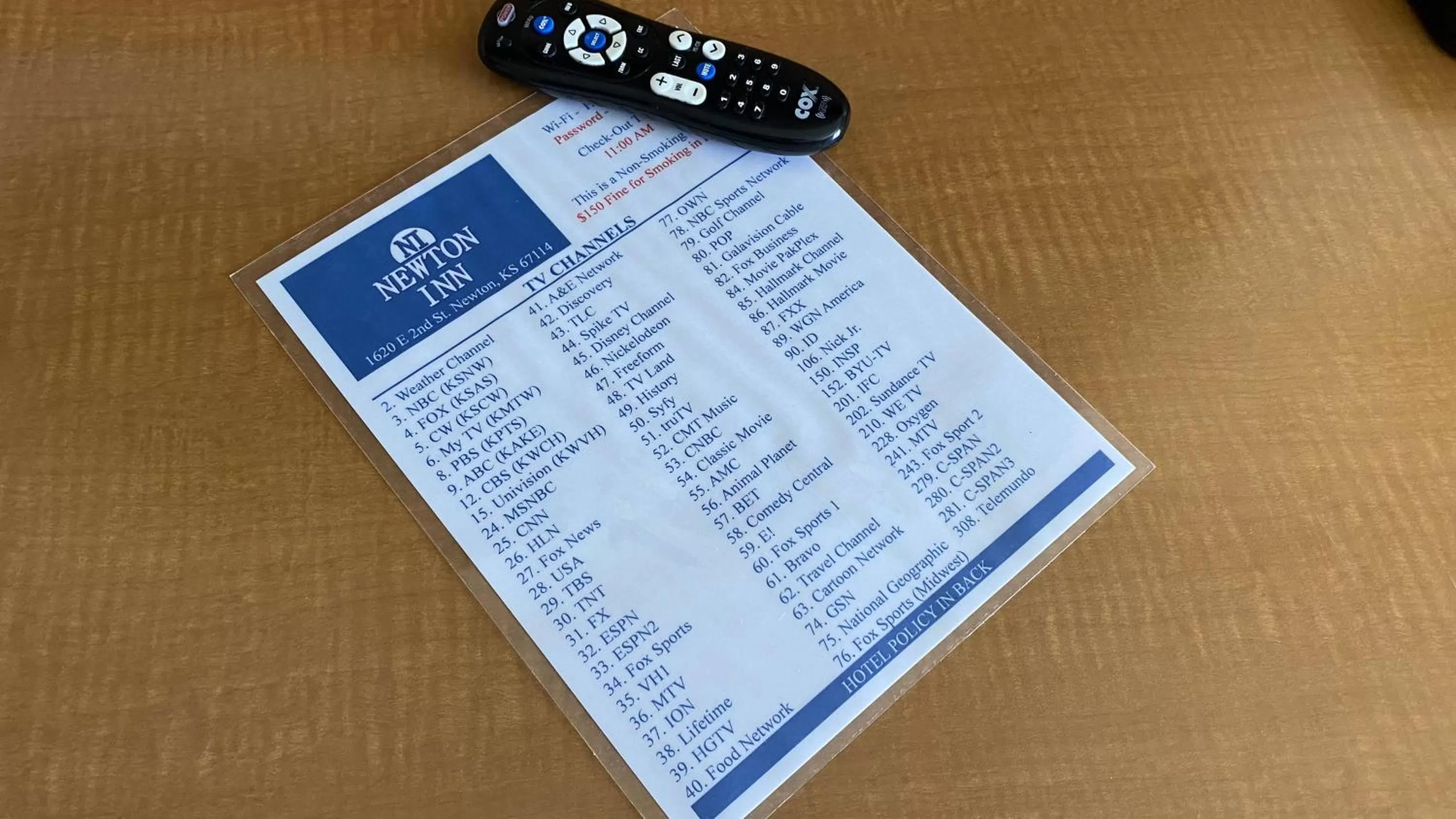 TV and multimedia in Newton Inn