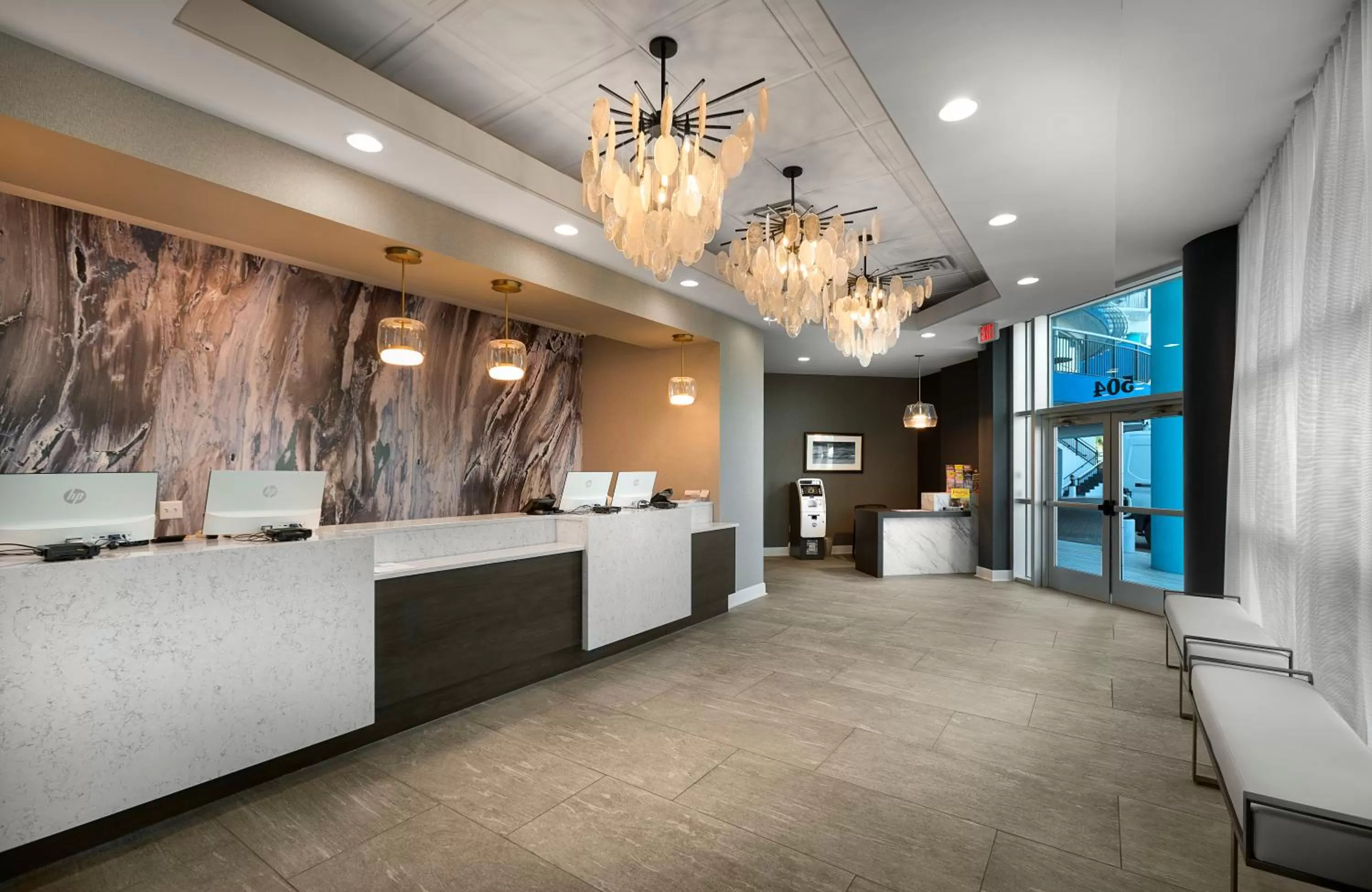 Lobby or reception in Bay View Resort Myrtle Beach