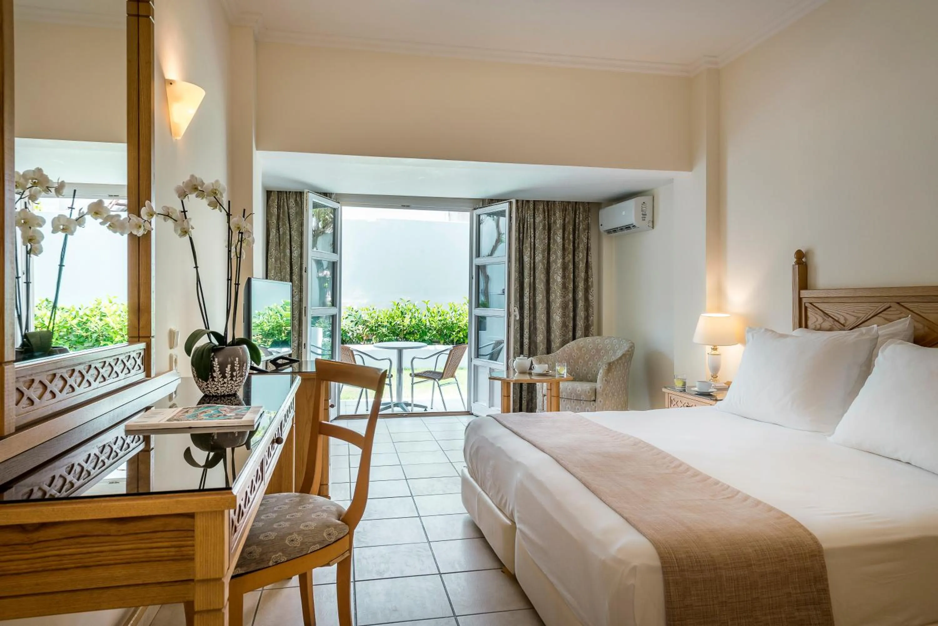 Bedroom, Bed in Canvas by Mitsis Petit Palais