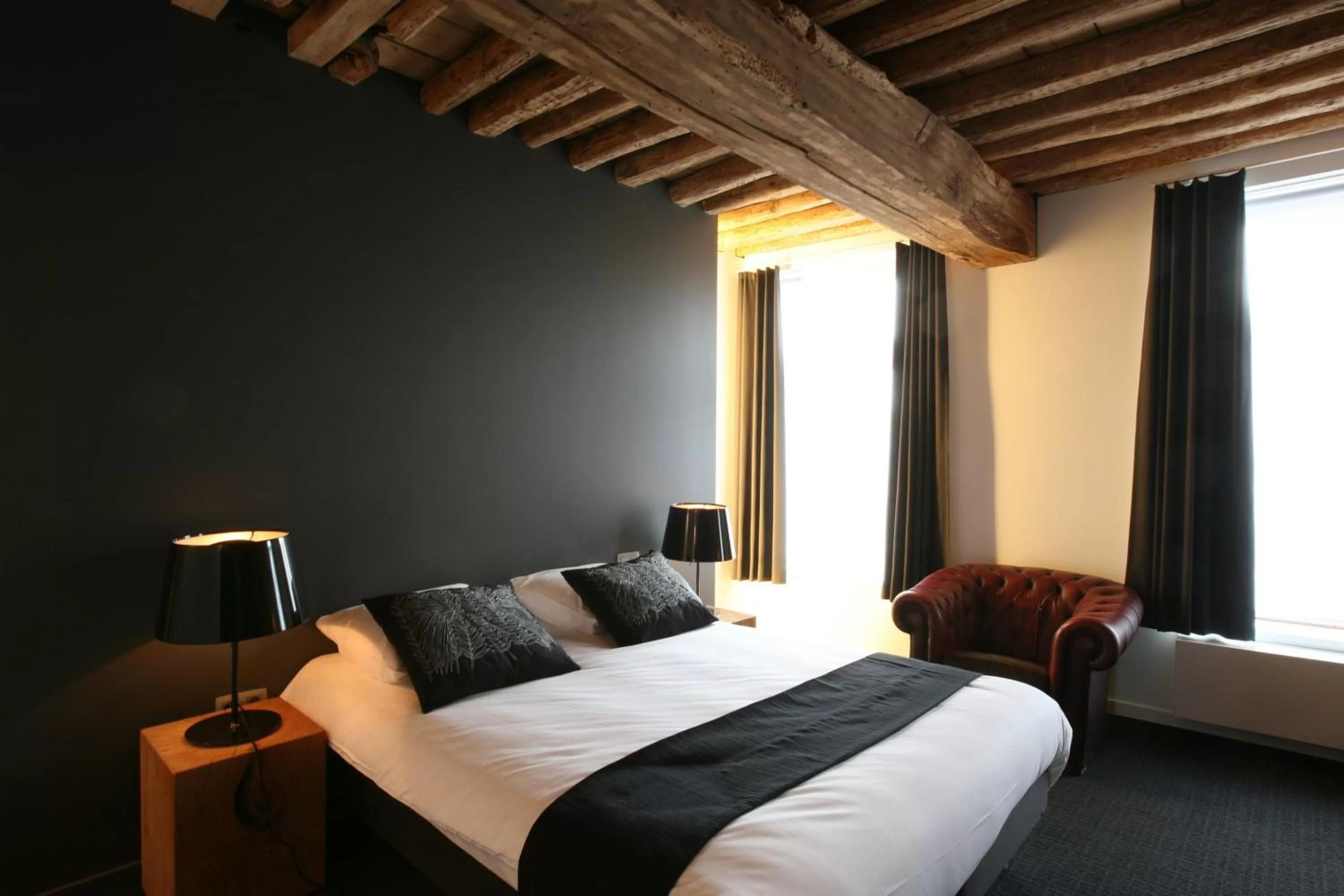 Bed in Hotel De Groene Hendrickx