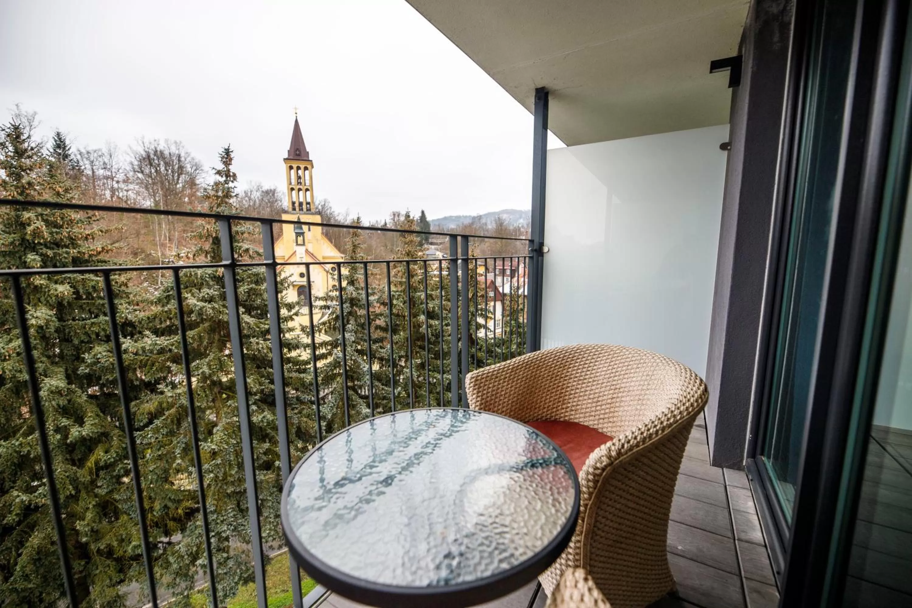 Balcony/Terrace in Parkhotel Carlsbad Inn