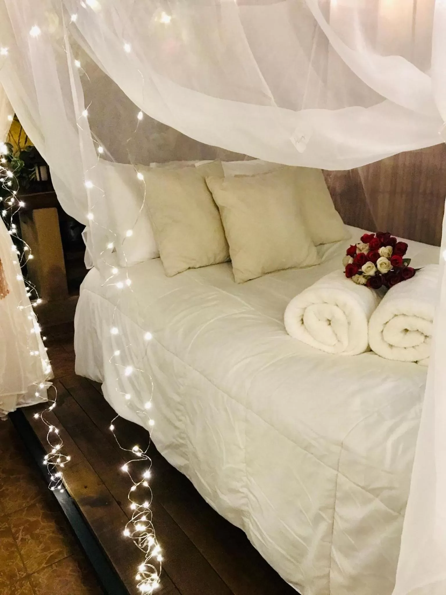 Bed in Hacienda Boutique B&B and Spa Solo Adultos