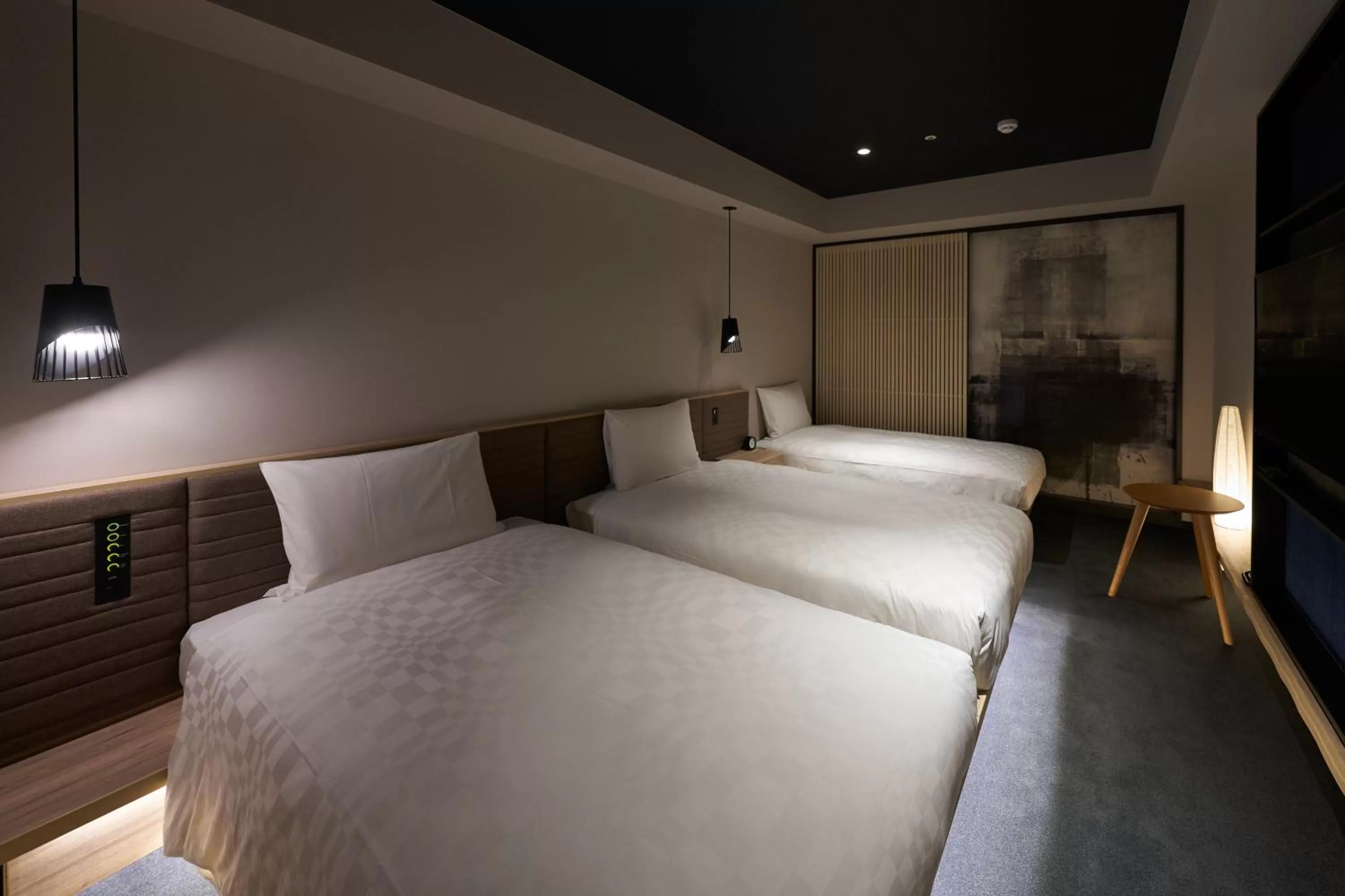 Photo of the whole room, Bed in Hotel Resol Trinity Osaka
