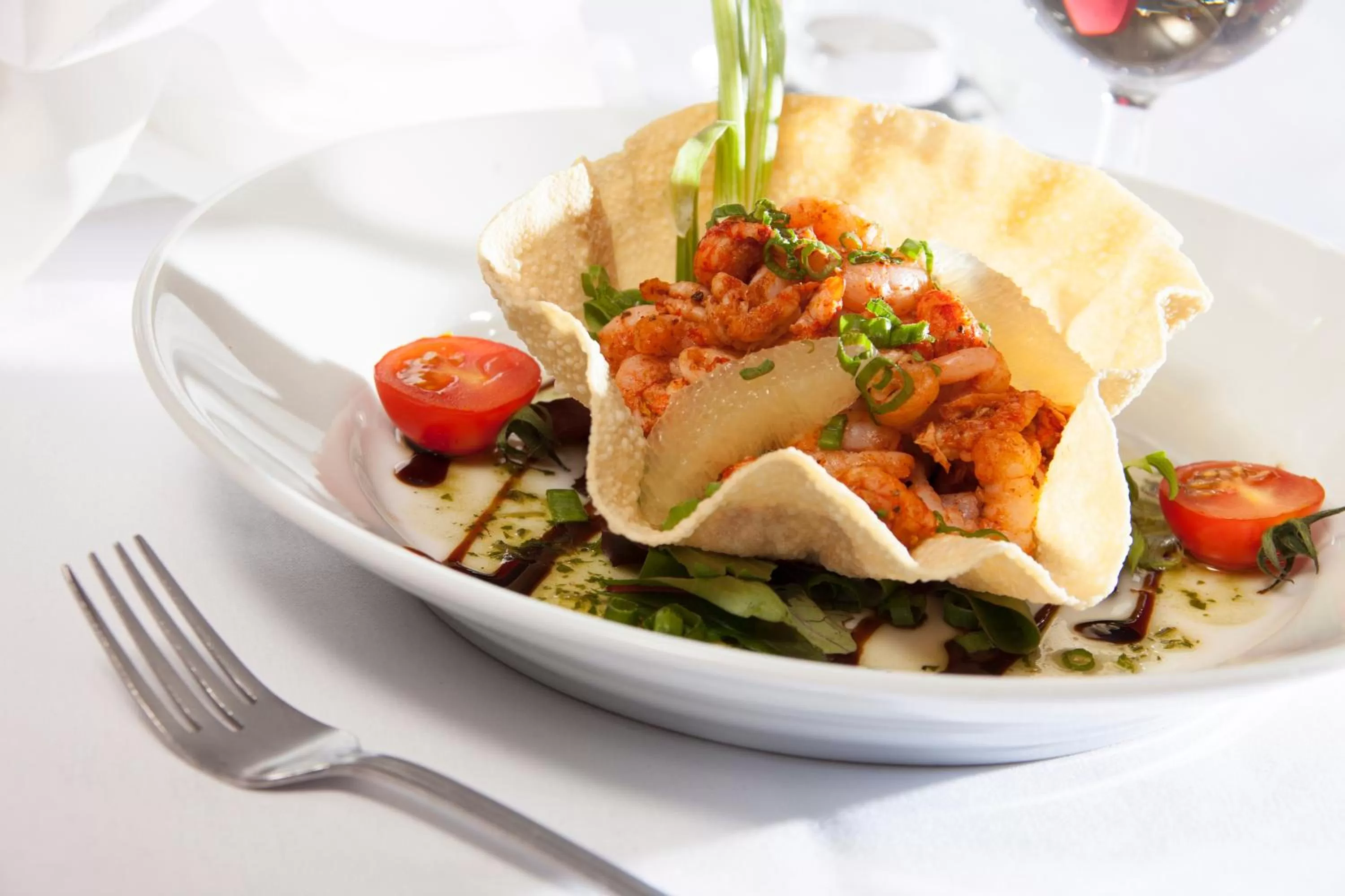 Food close-up in The Diplomat Hotel Restaurant & Spa