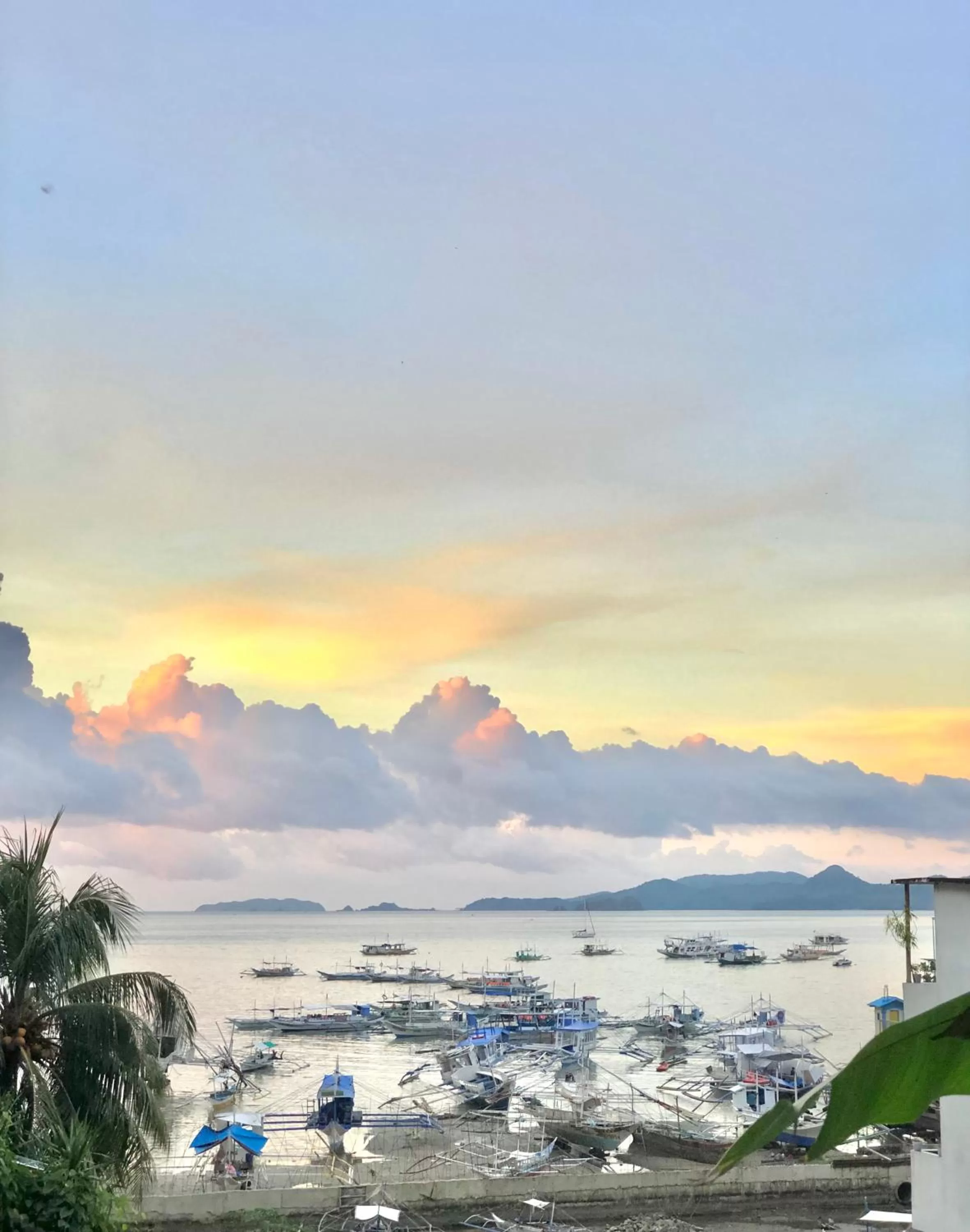 Sea view in Hanna's Inn, El Nido
