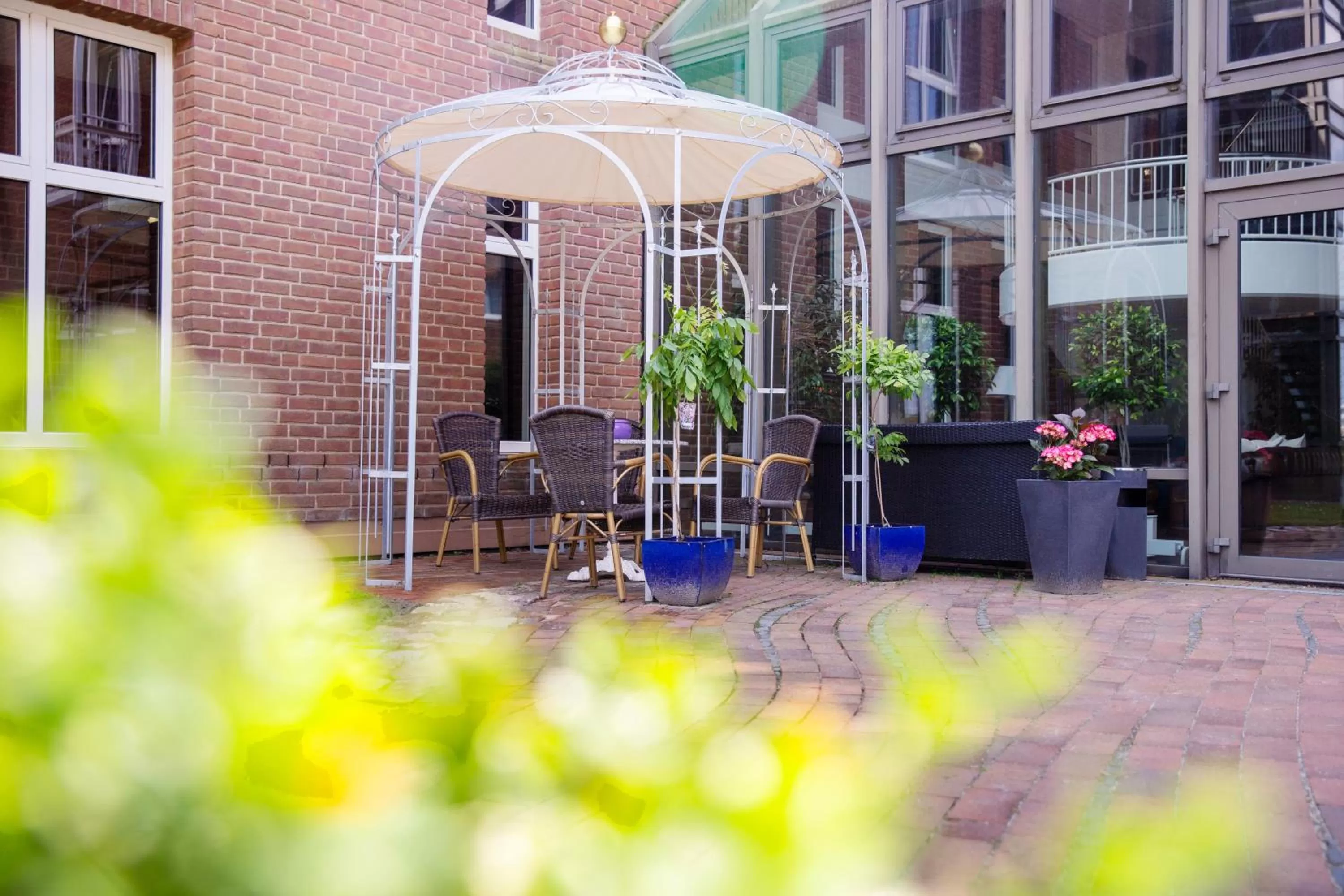 Patio in Stadthotel Eckernförde