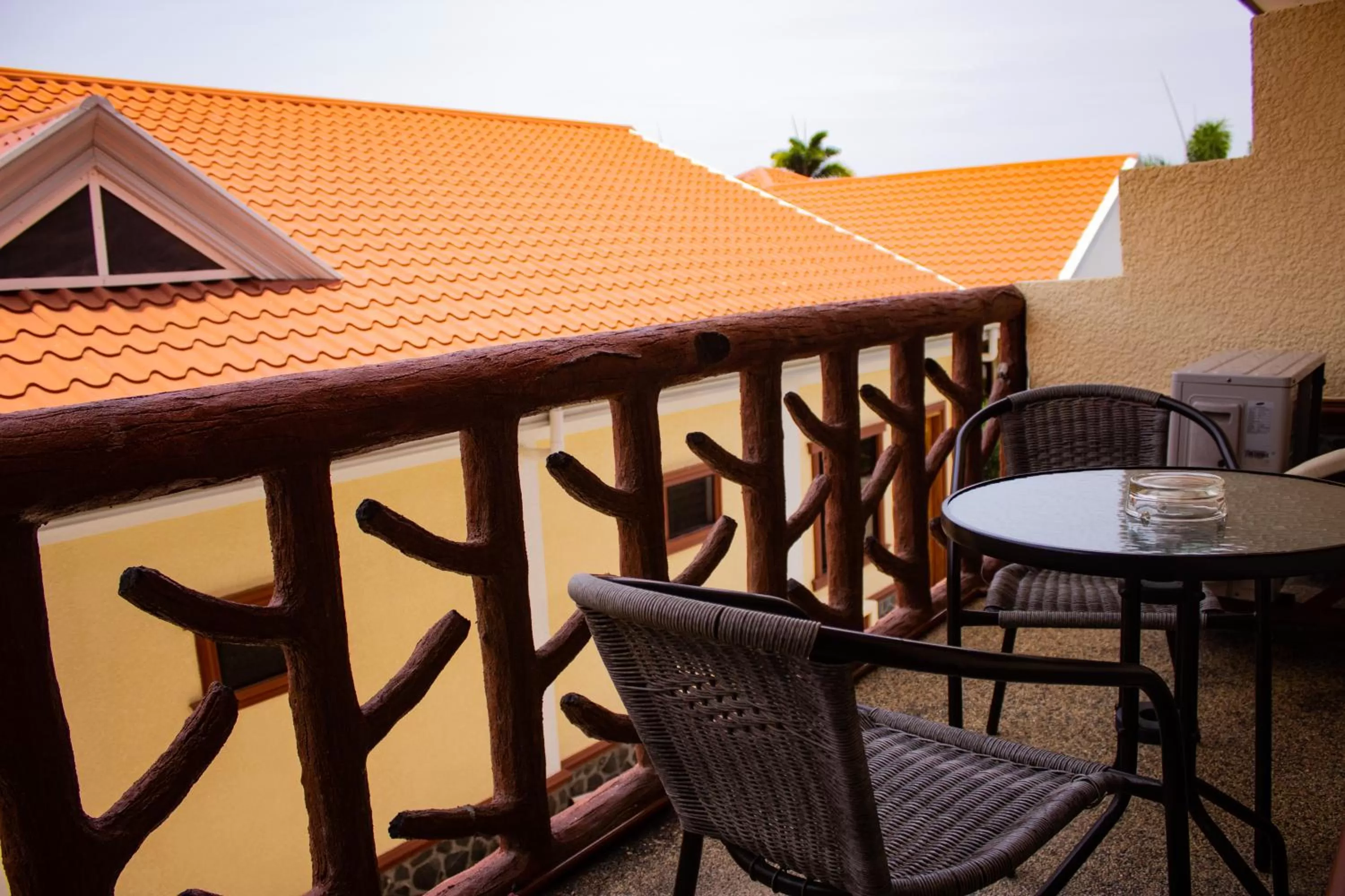 Balcony/Terrace in Jugalis Hotel and Restaurant