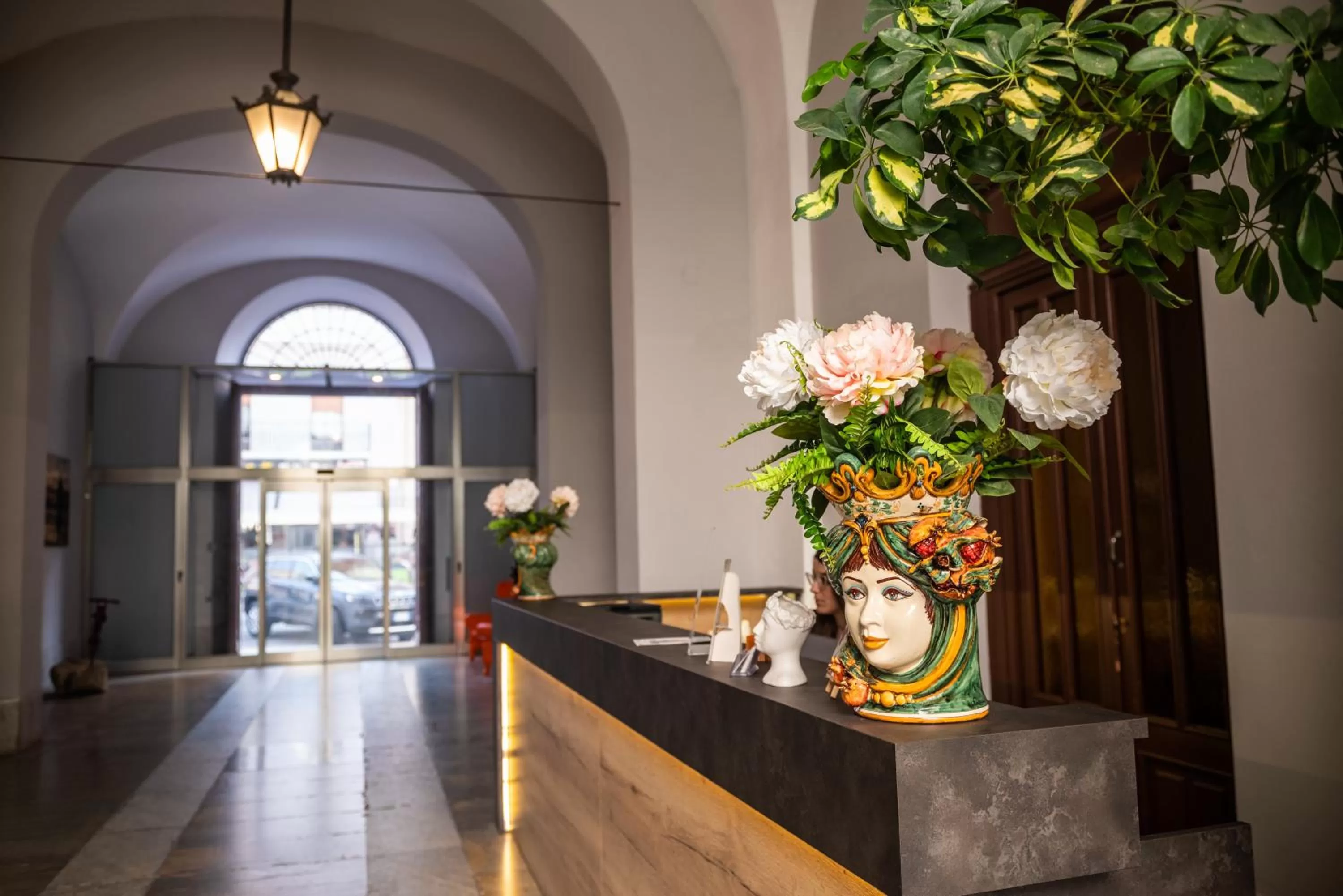 Lobby or reception in Historico Loft & Rooms Palazzo Adragna XIX