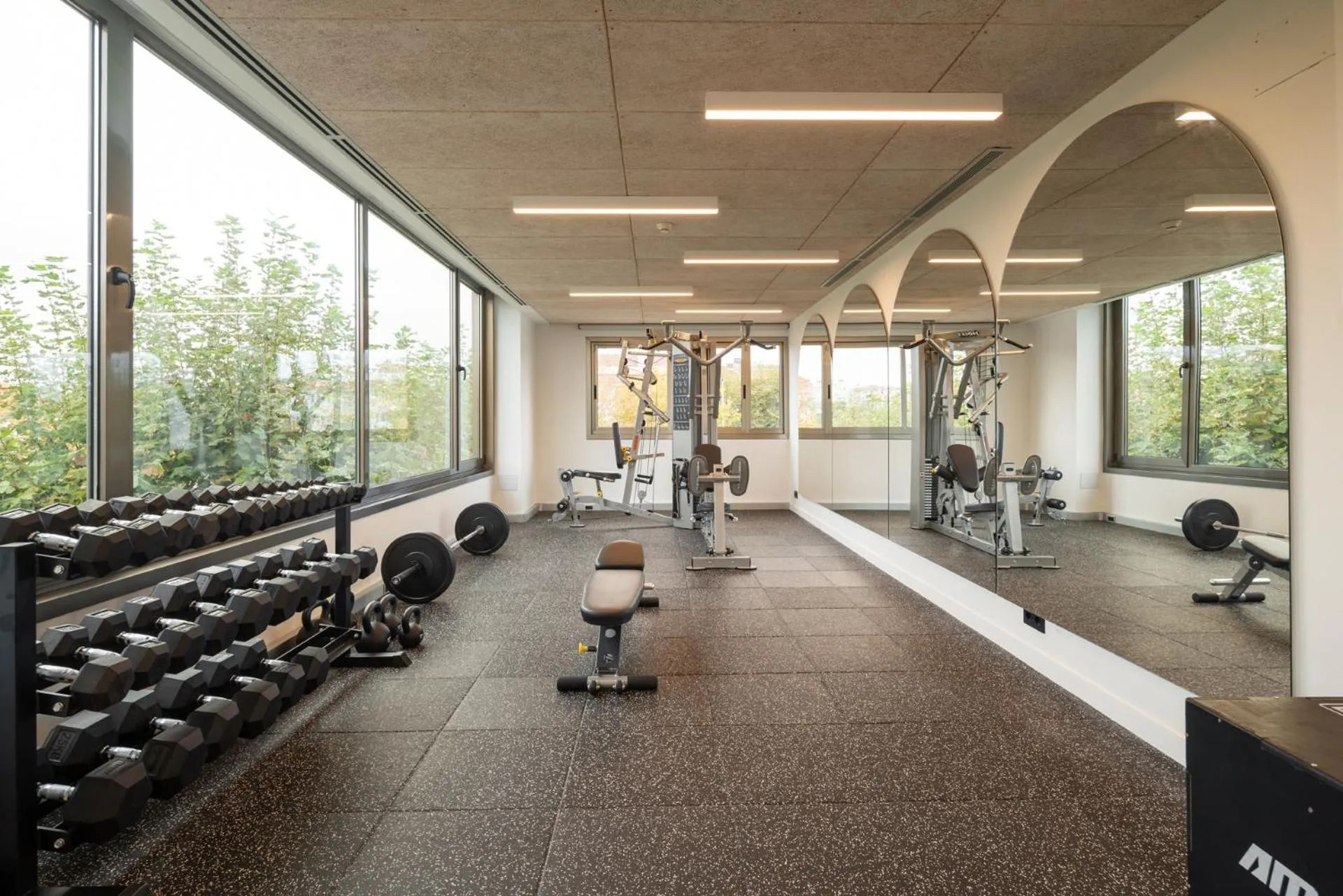 Fitness centre/facilities in Aparthotel Attica21 As Galeras