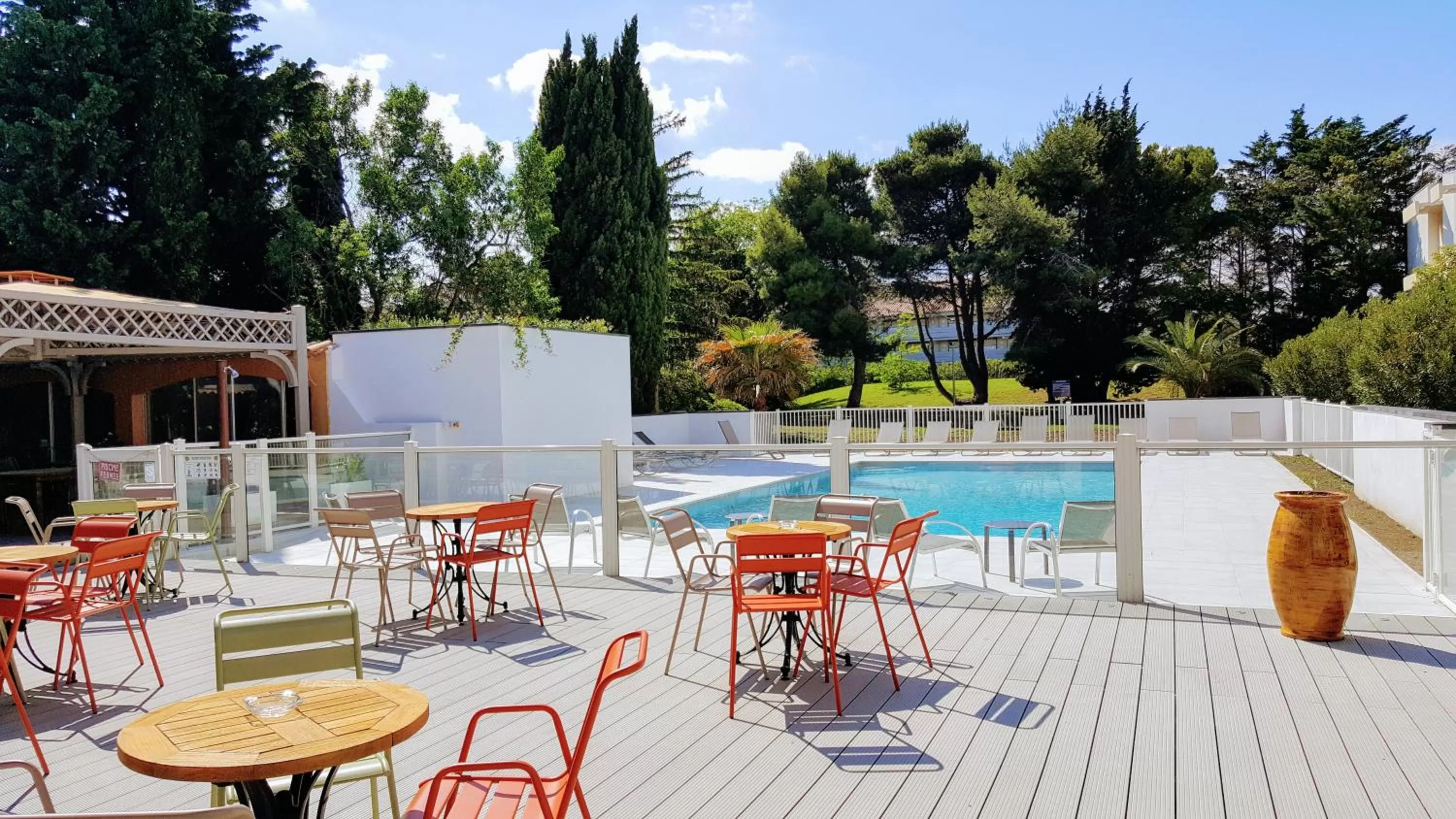 Balcony/Terrace in Novotel Narbonne Sud A9/A61