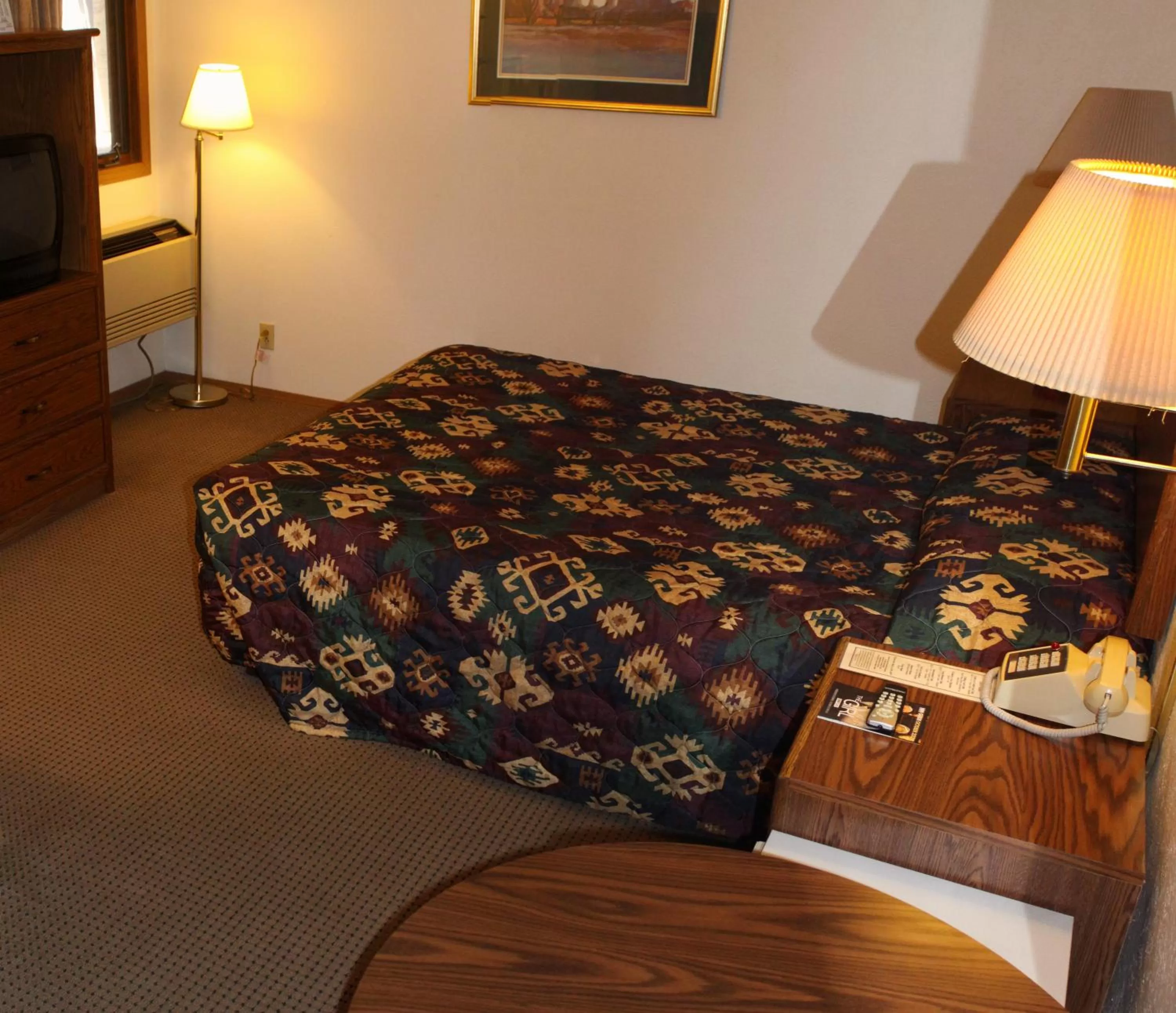 Bed in Yorkshire Motel