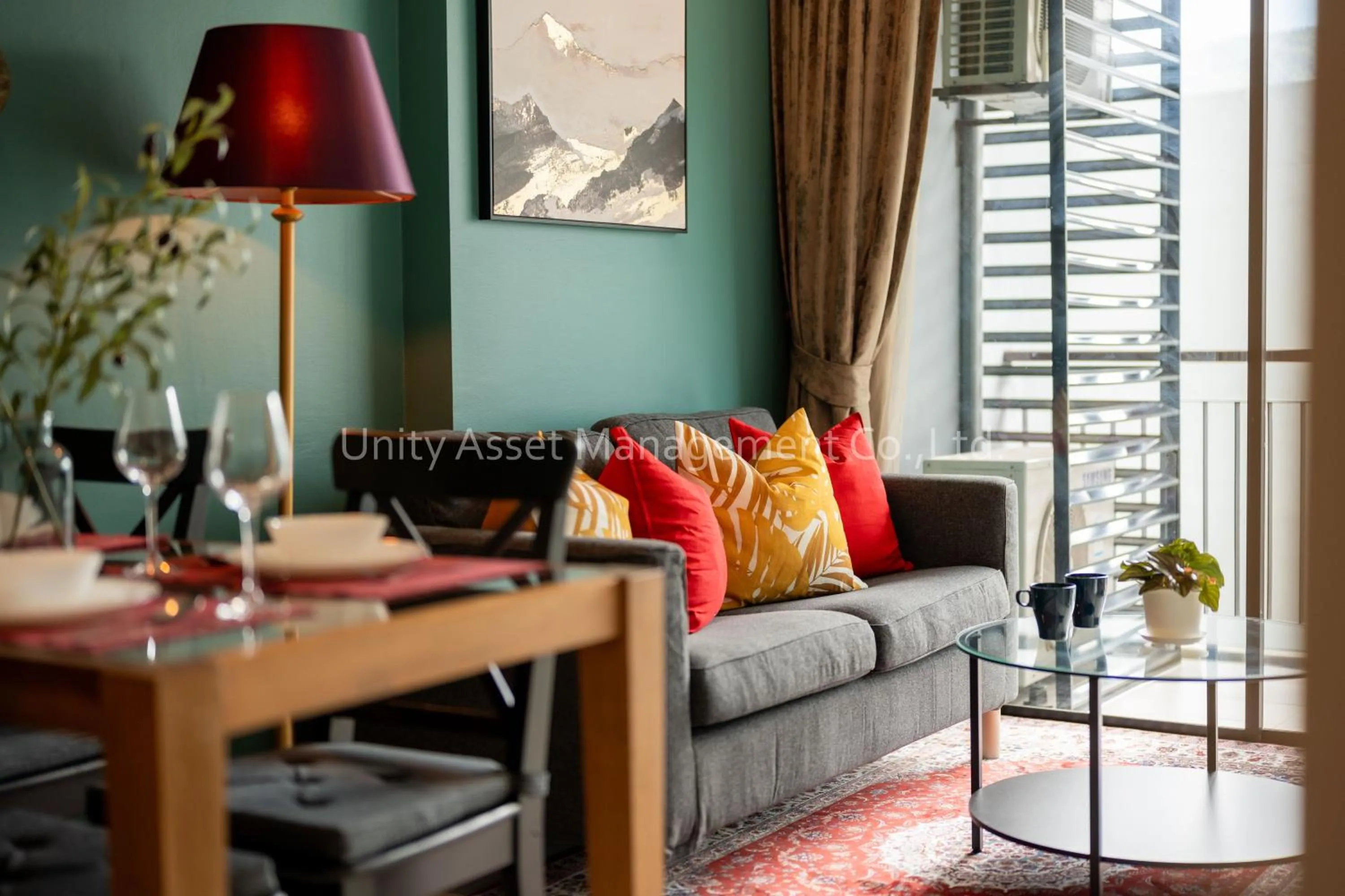 Living room in The Unity and The Bliss Patong Residence