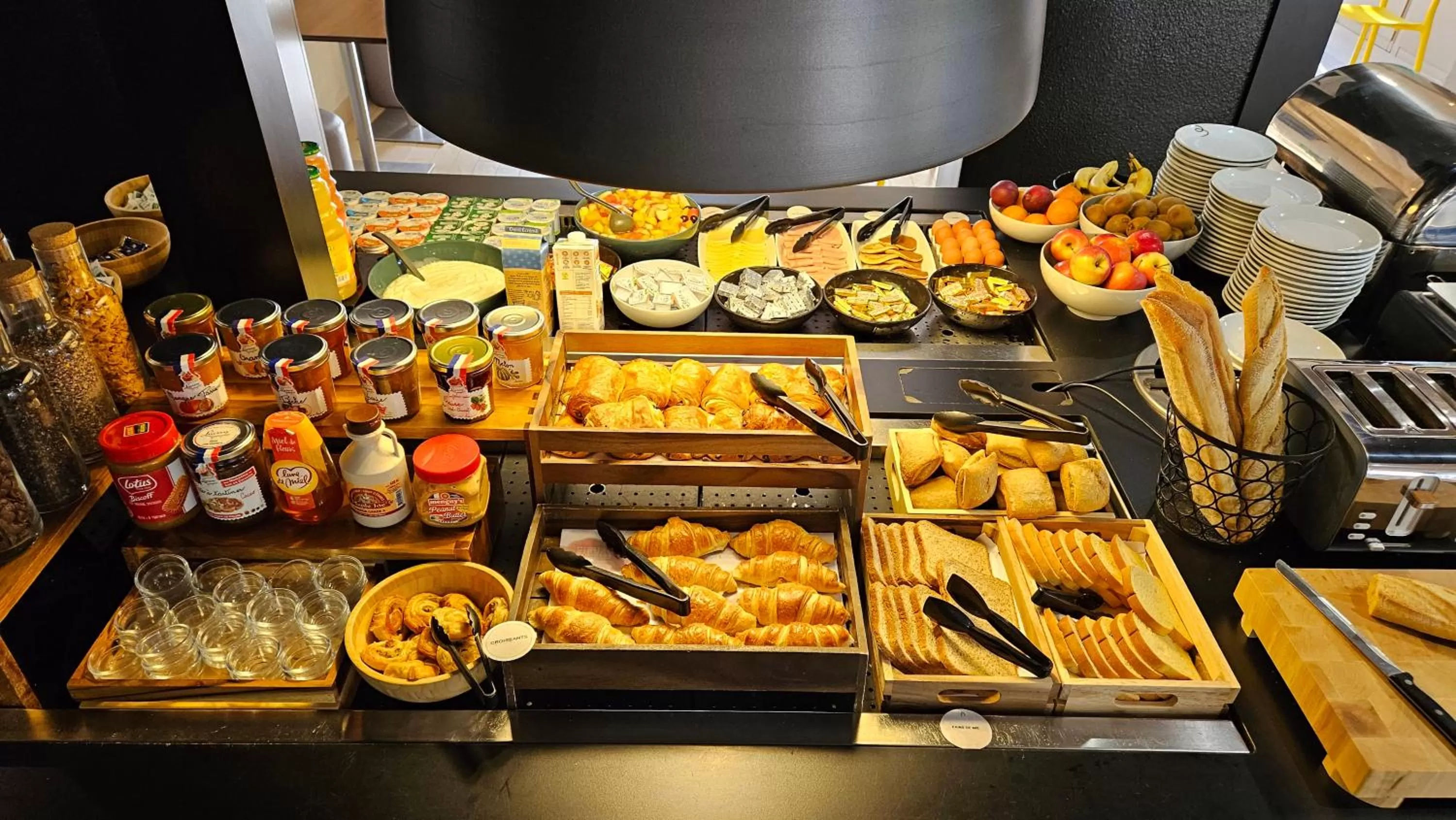 Buffet breakfast in Campanile Deauville Saint-Arnoult