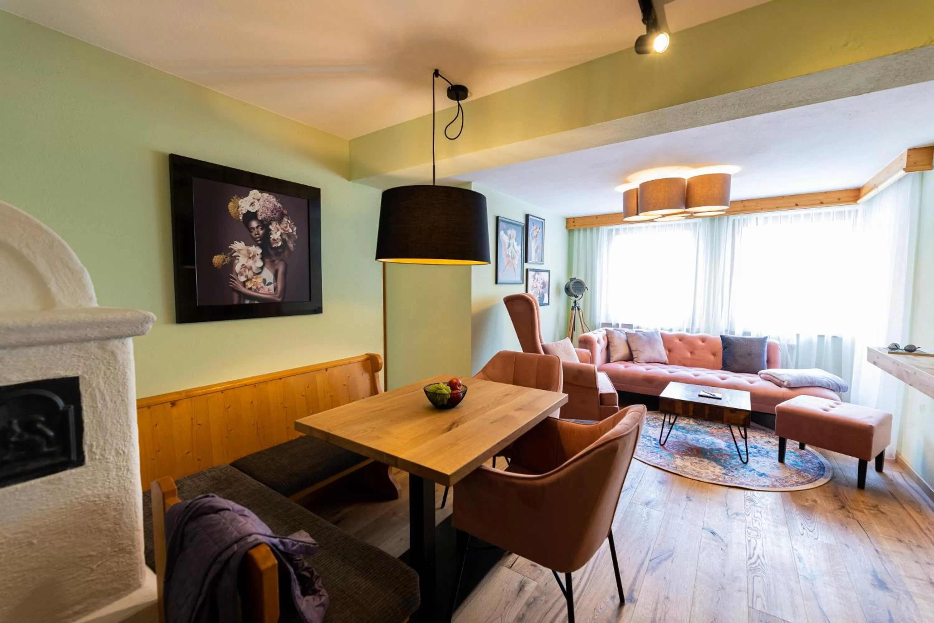 Living room in Wellness Aparthotel "Lechlife" incl Pool - 400m zum LIFT