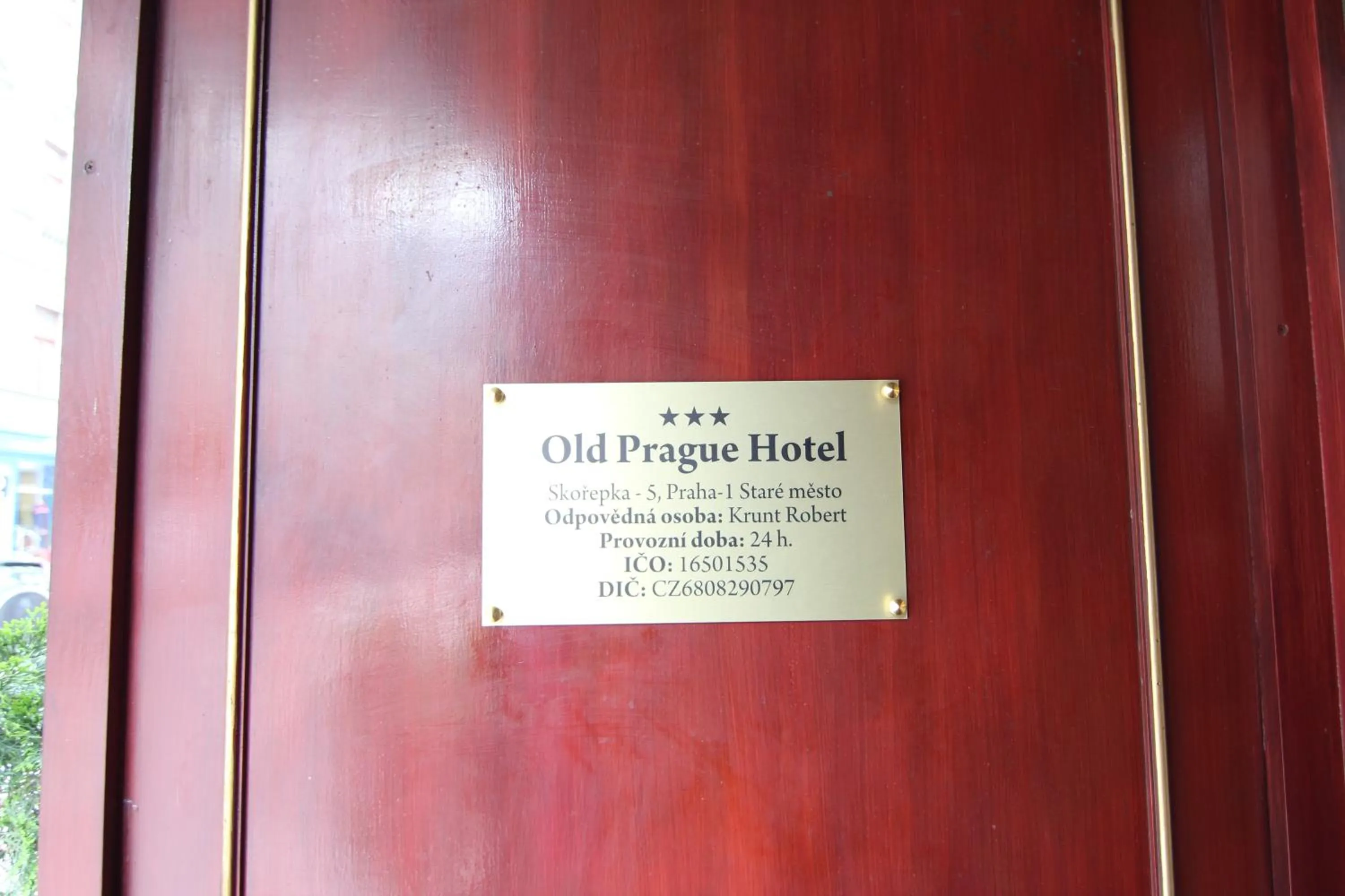 Property logo or sign in Old Prague Hotel