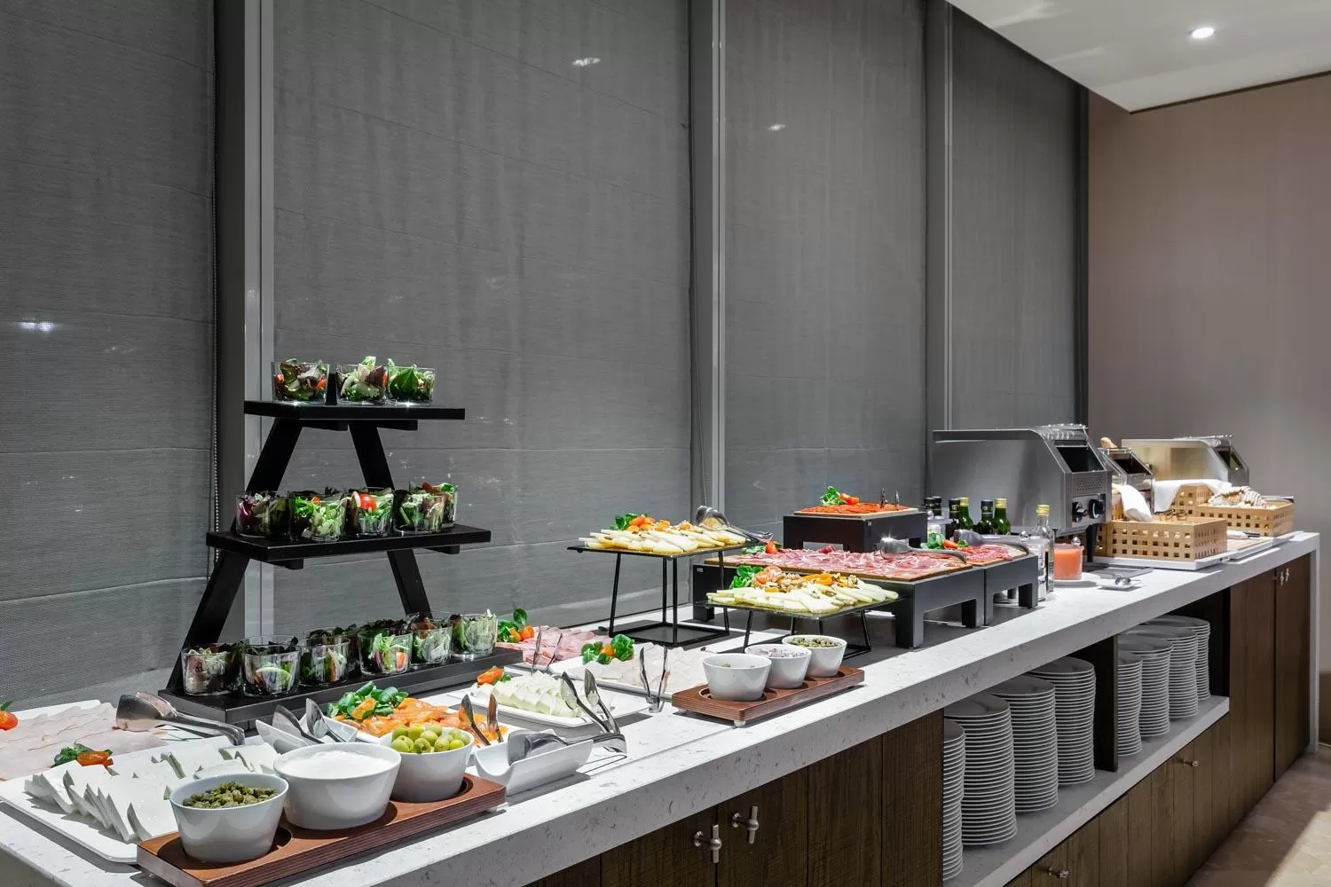 Buffet breakfast in Eurostars Torre Sevilla