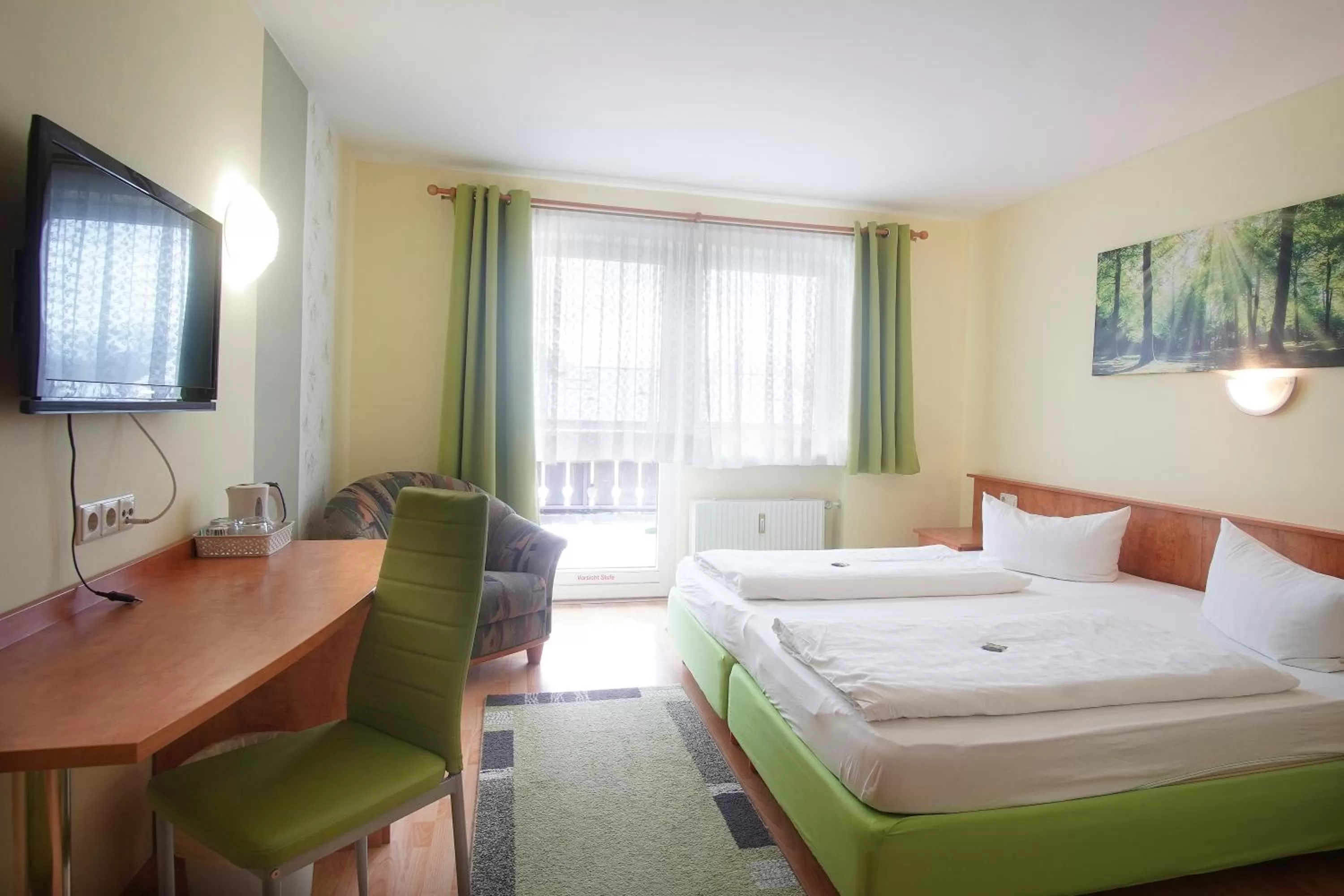 Bed in Hotel Alpenblick Berghof