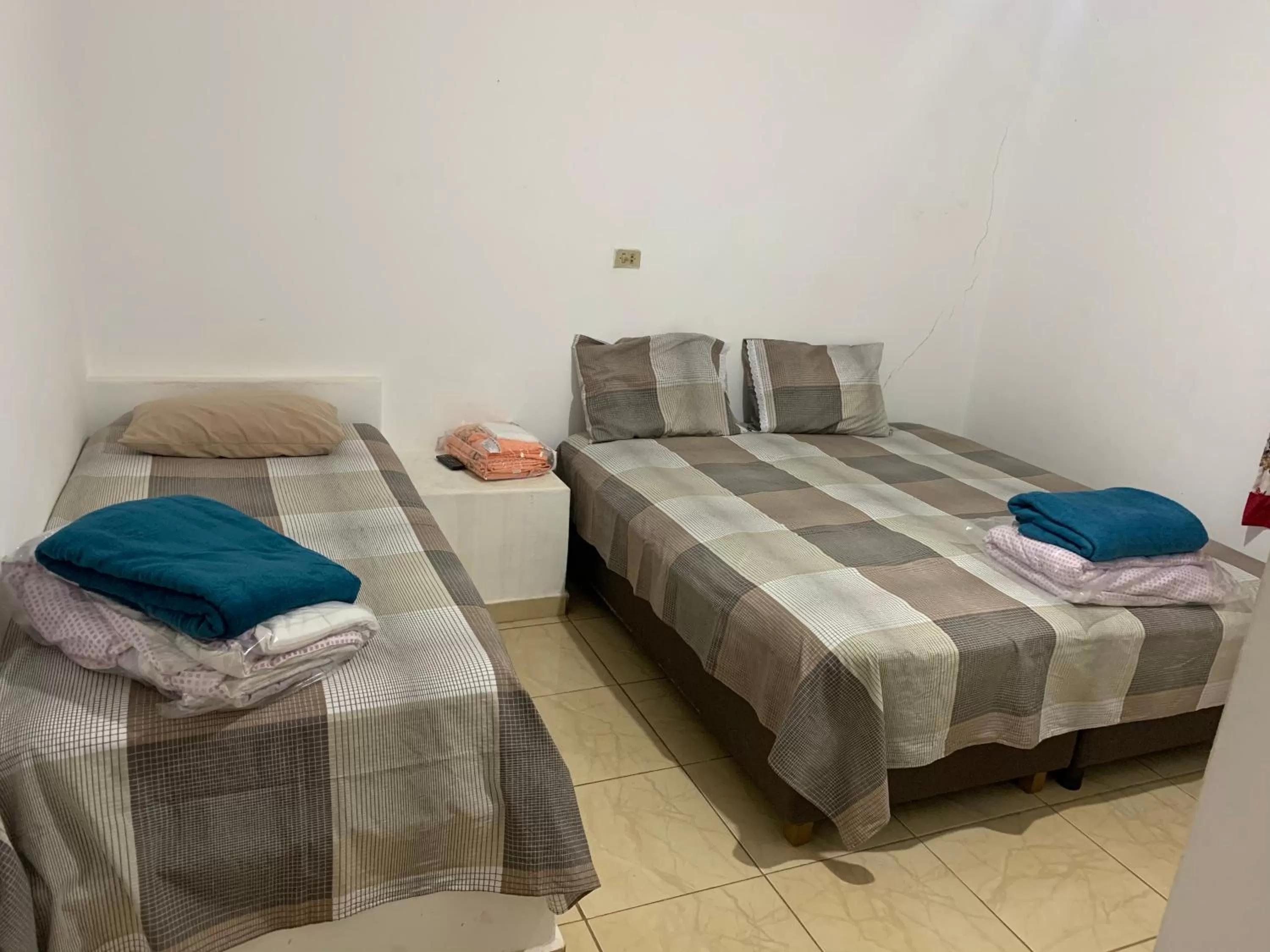 Bed in Pousada Ananda São Pedro