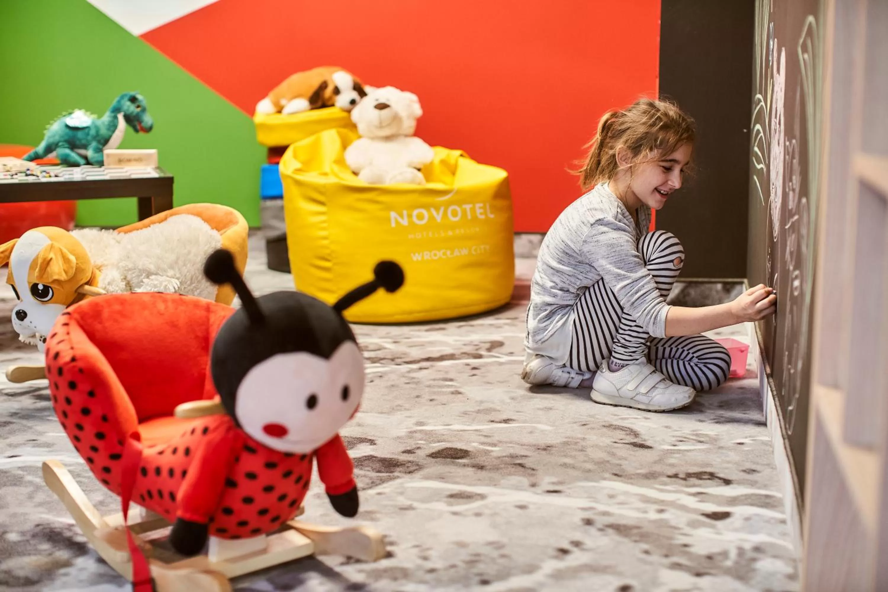 Children play ground in Novotel Wrocław City