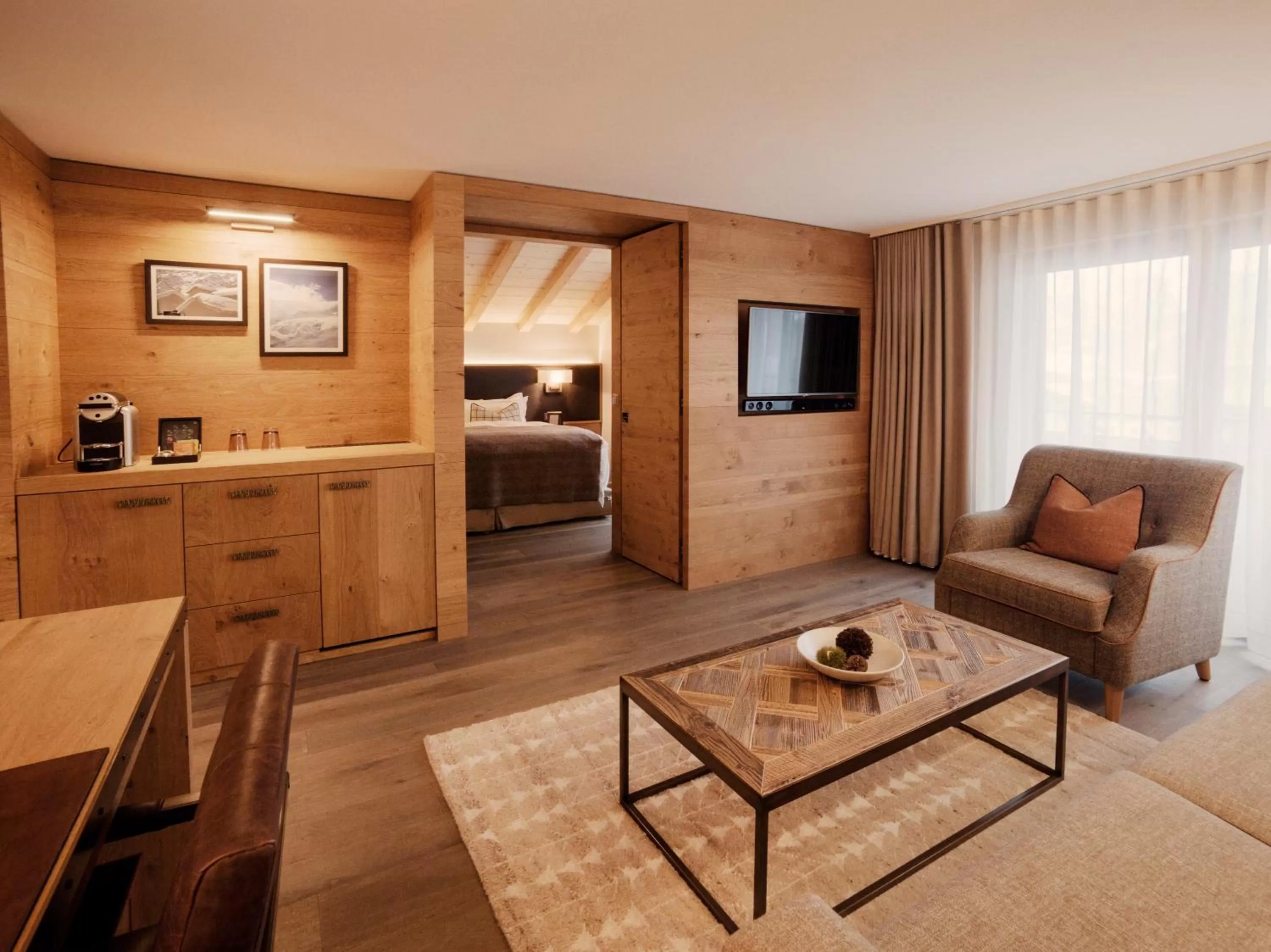 Living room in The Capra Saas-Fee