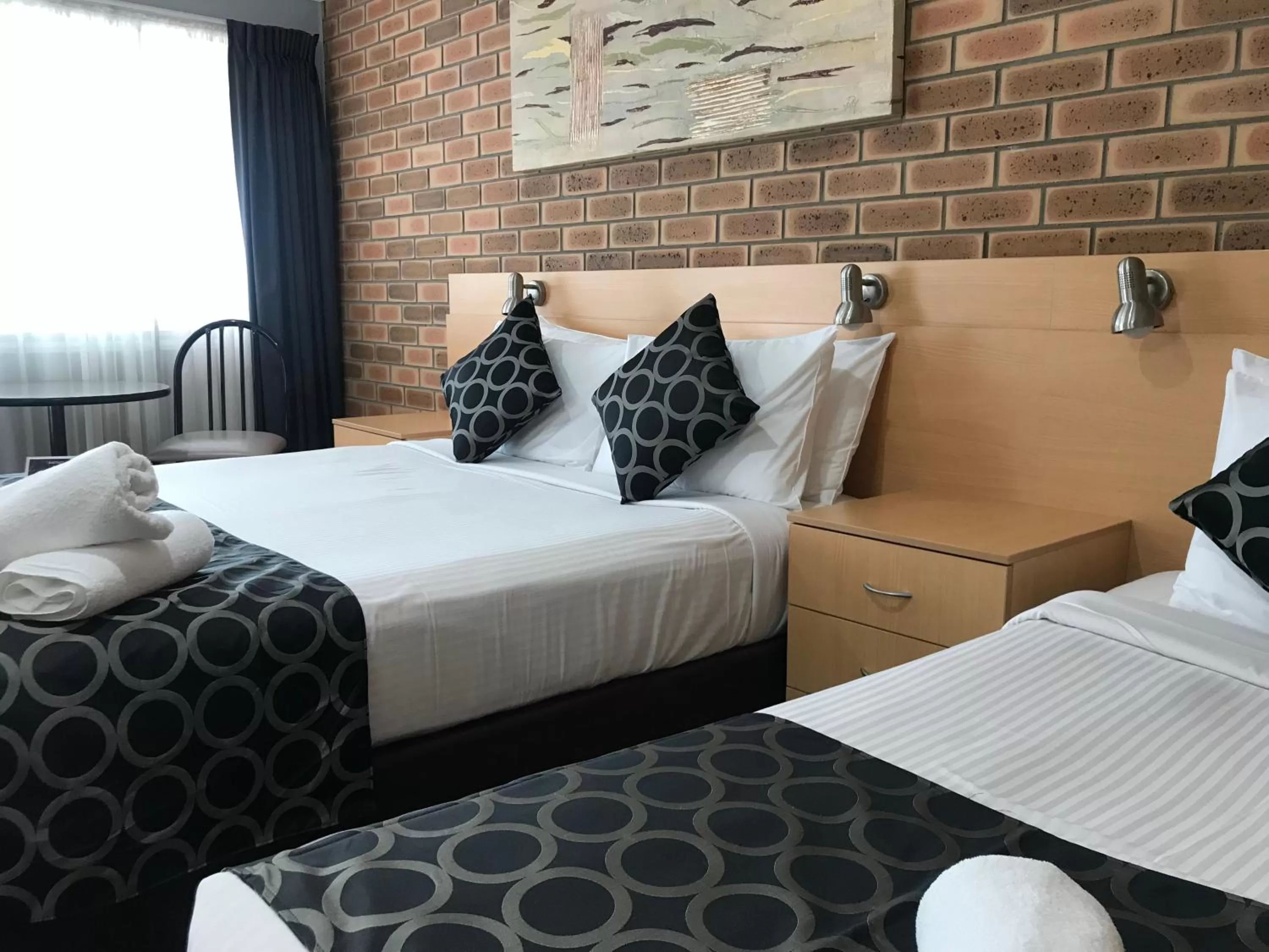 Bed in Jumbuck Motor Inn