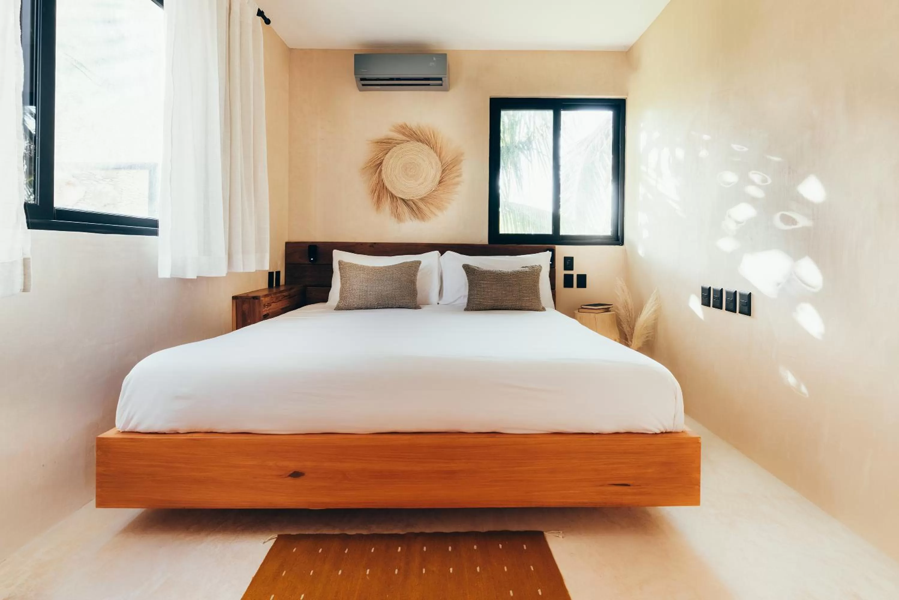 Bed in Cucu Hotel El Cuyo