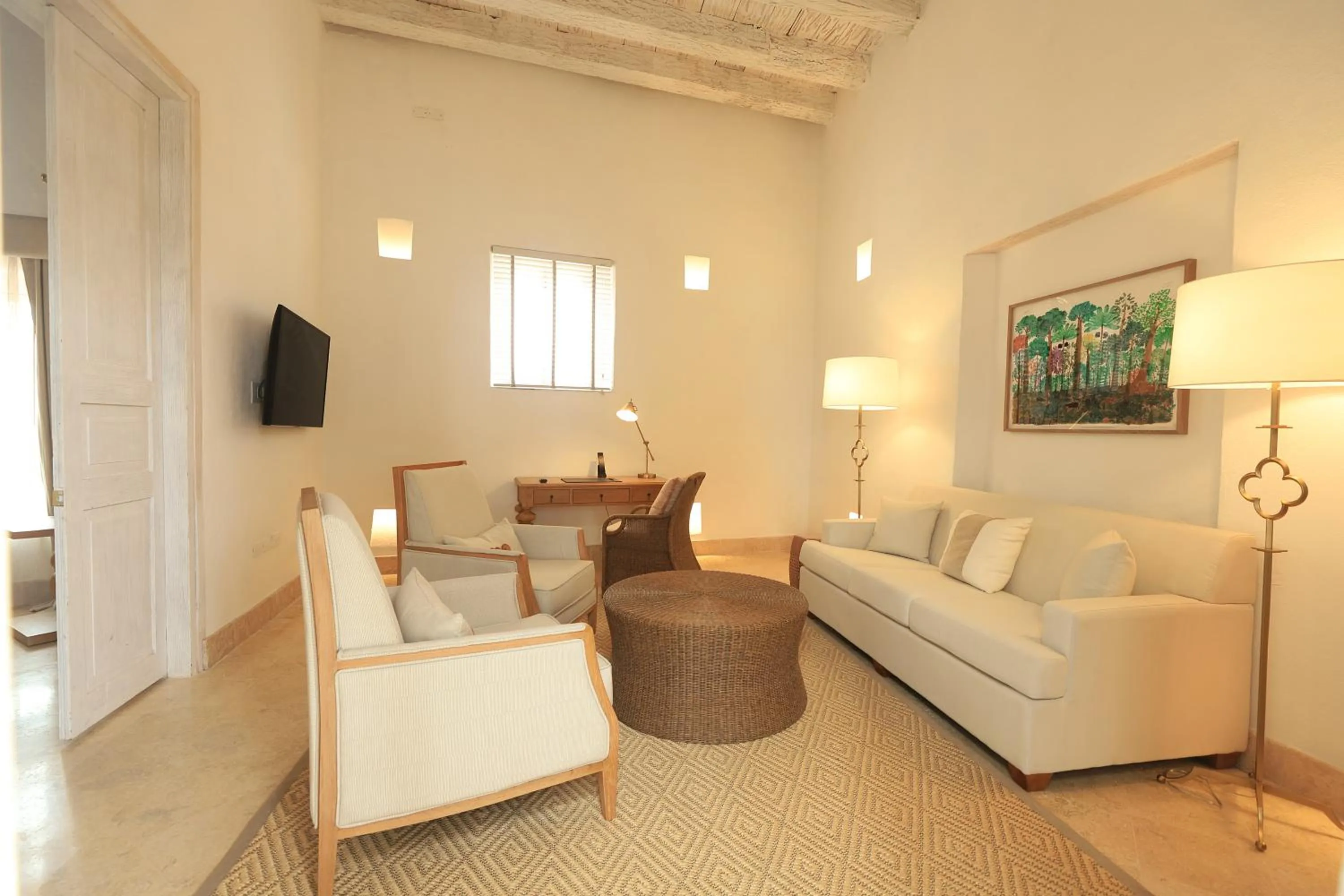 Living room in Casa Pestagua Relais Châteaux