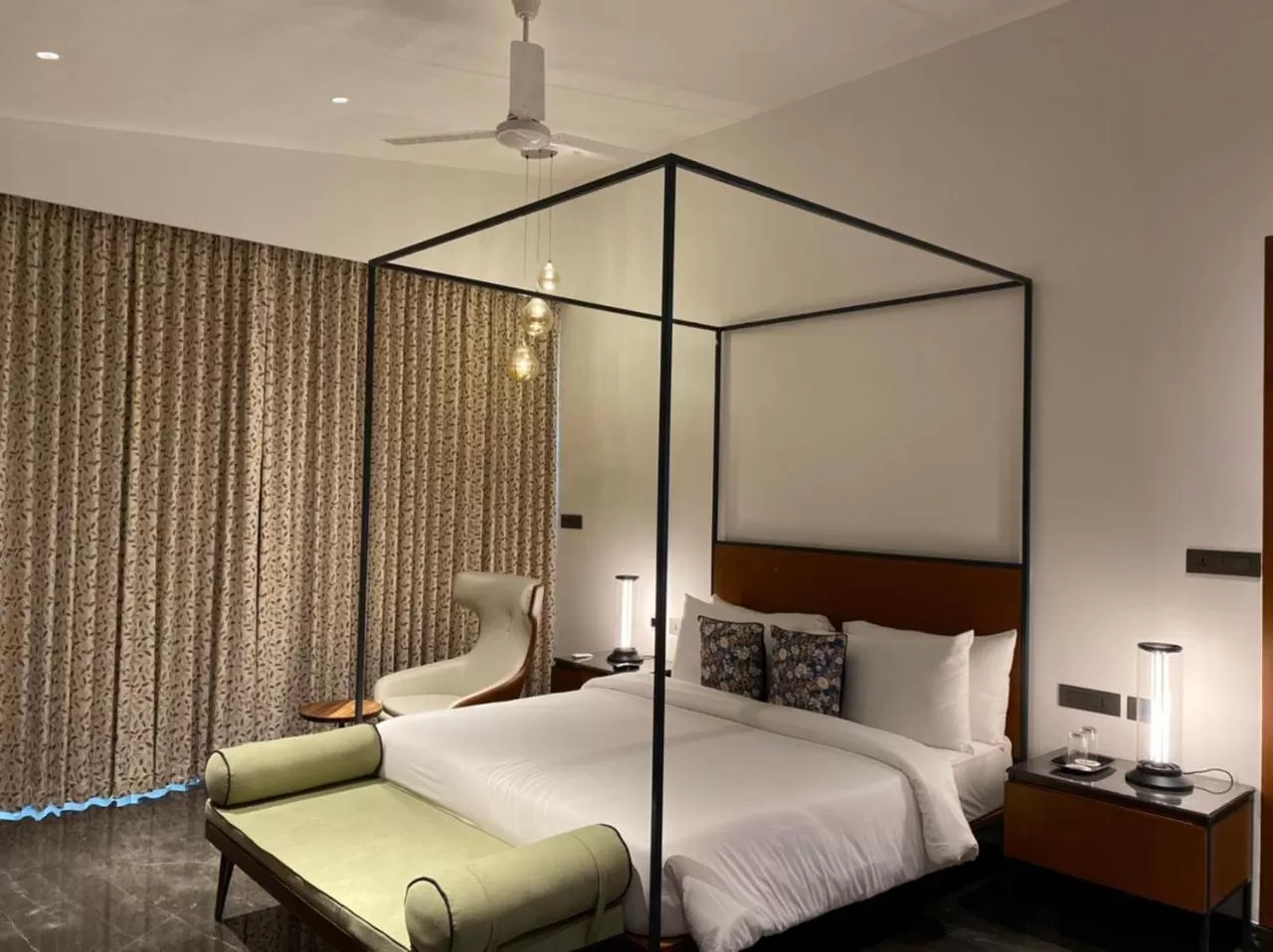 Bed in Denissons Beach Resort, formerly Gamyam Retreat