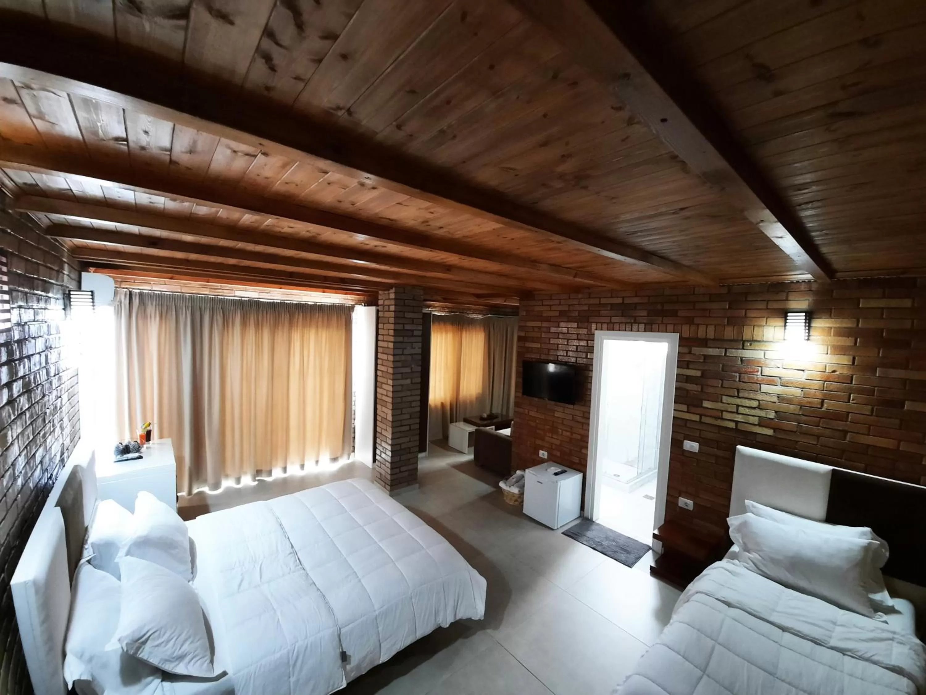 Bed in Hotel Piccolino