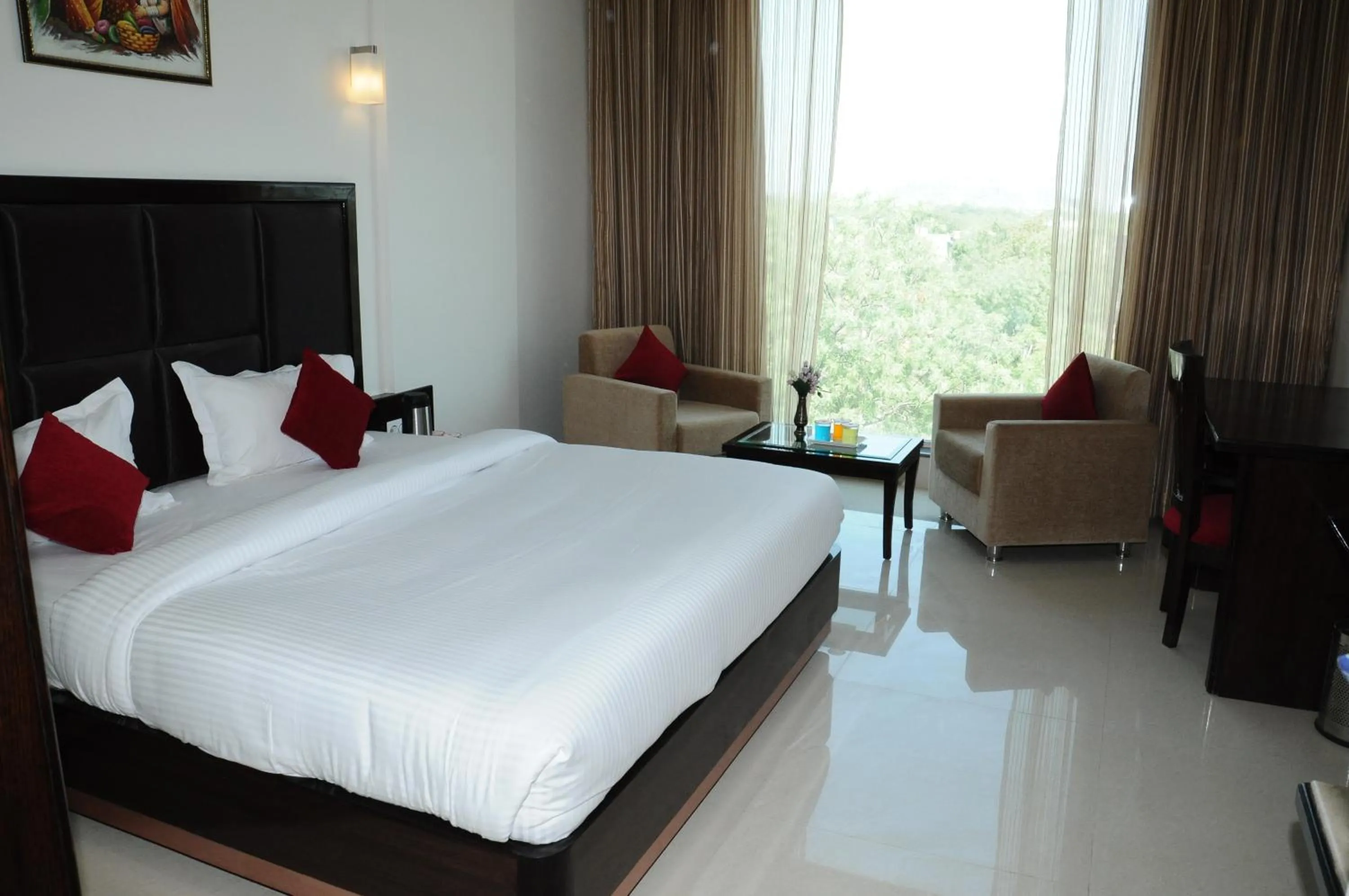 Bed in Chandra Imperial