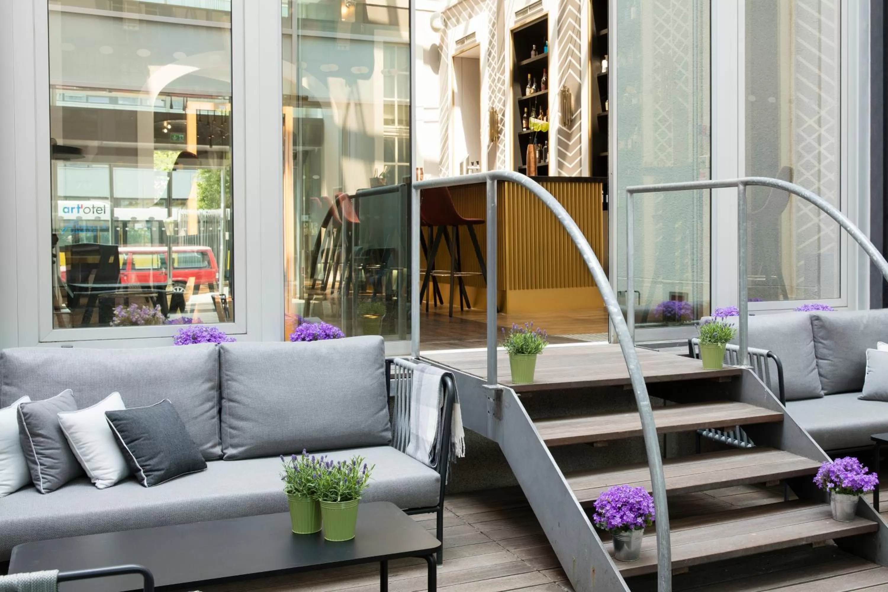 Patio in art'otel berlin mitte, Powered by Radisson Hotels