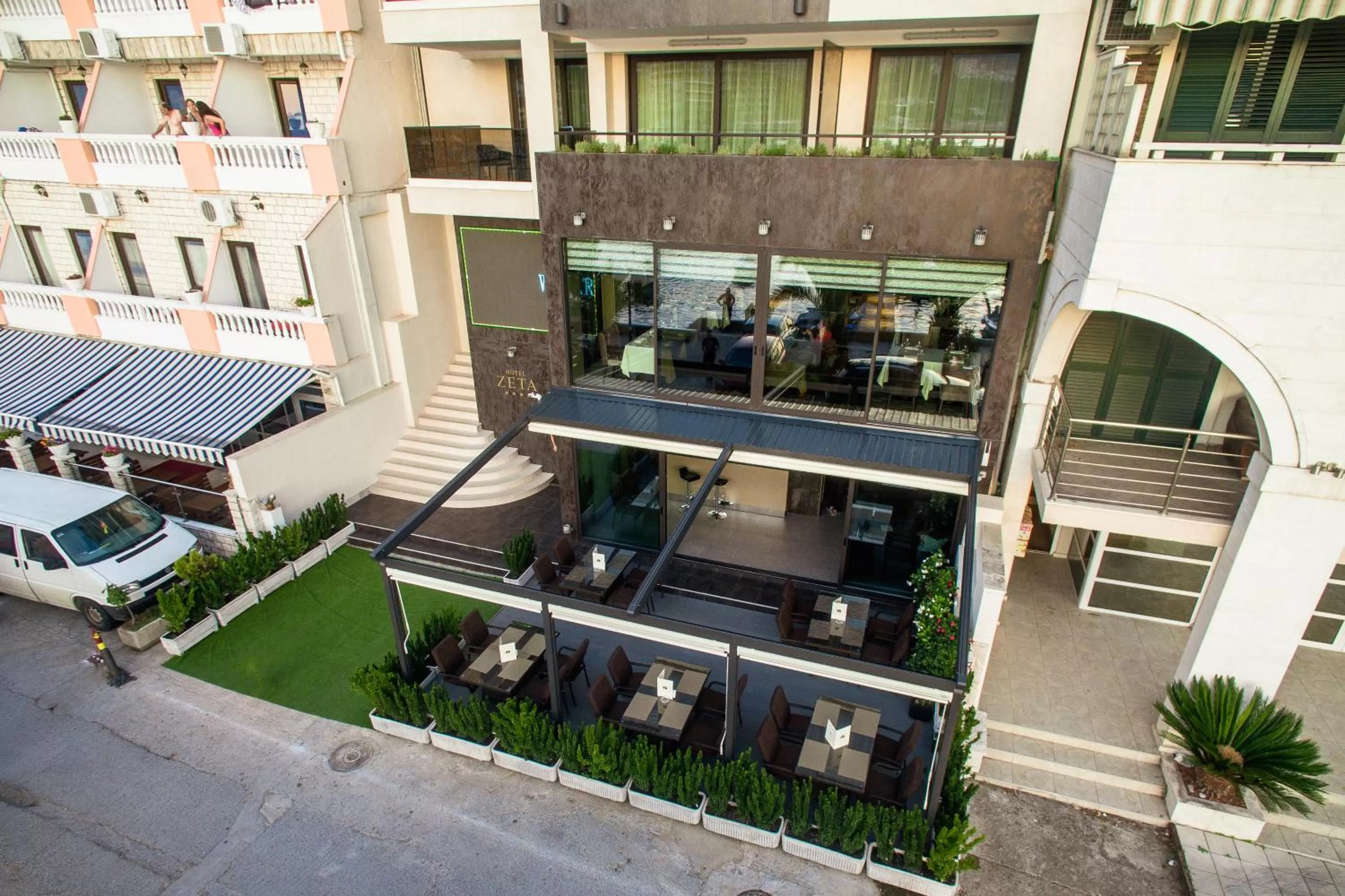 Bird's eye view in Hotel Zeta