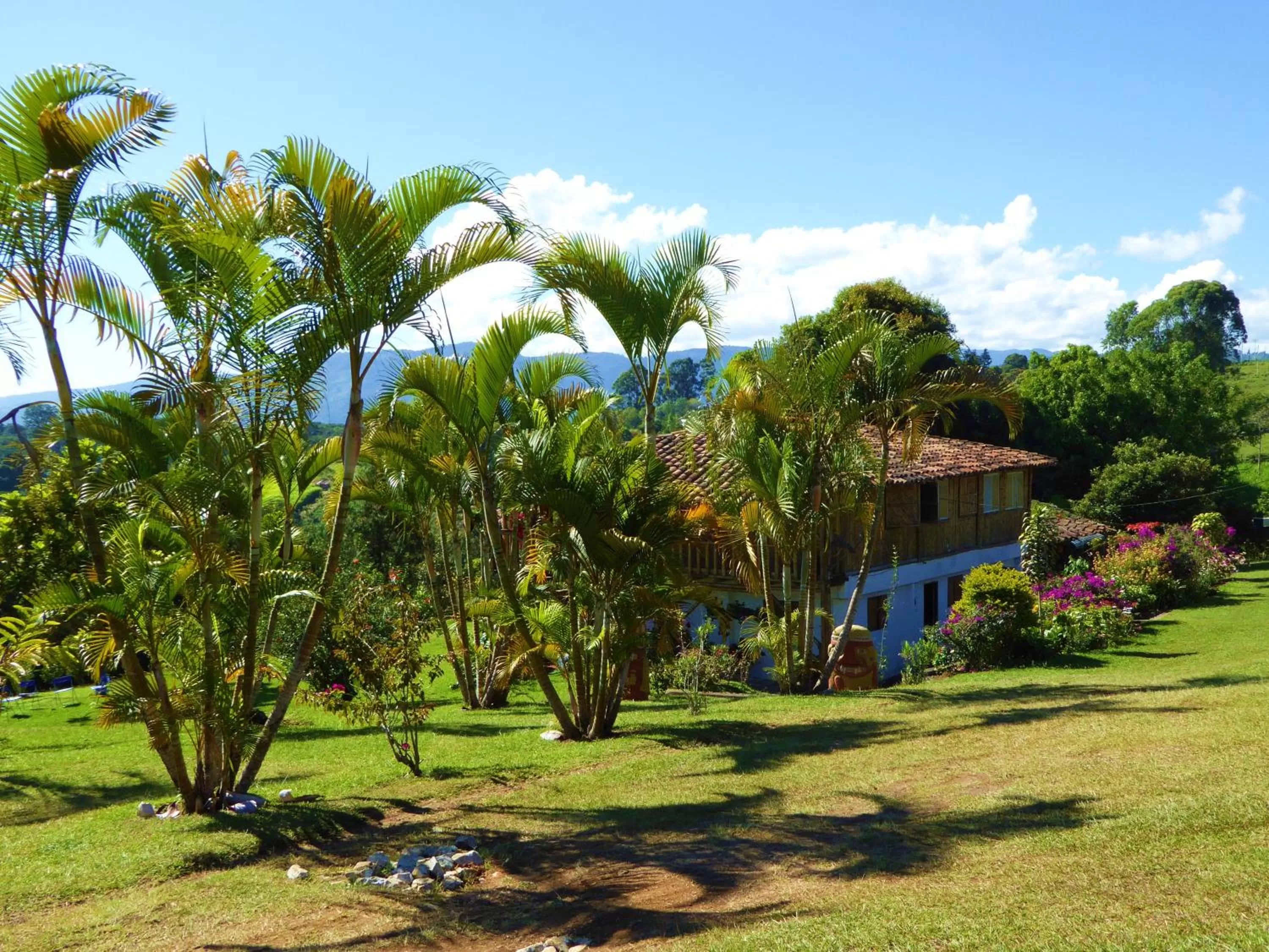 Facade/entrance in Finca El Cielo