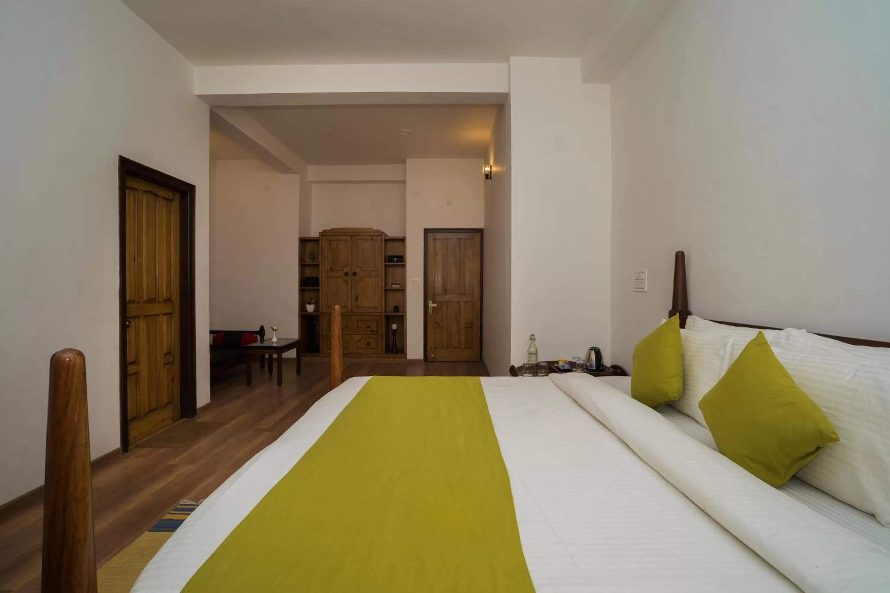 Bed in Bhikampur Lodge By Nine Hotels