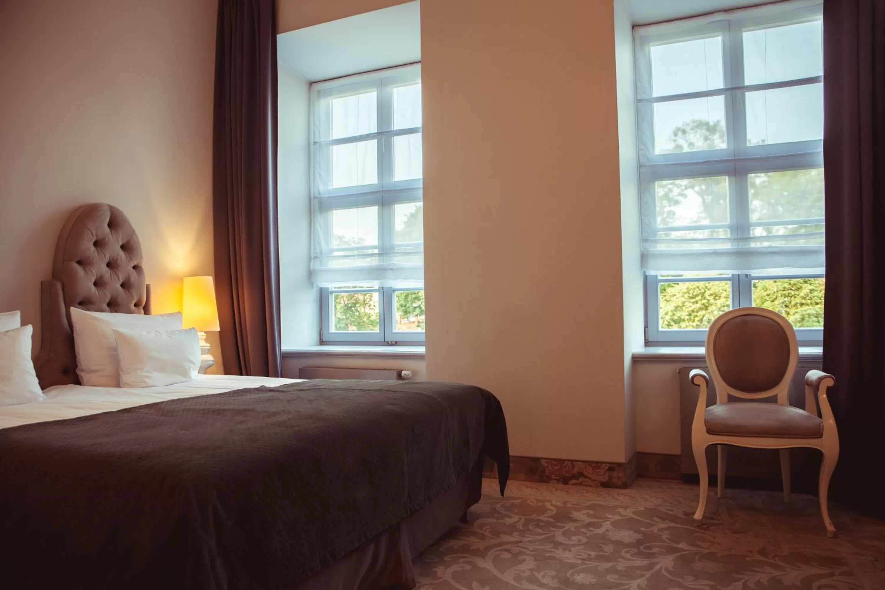 Bed in Hotel Krasicki