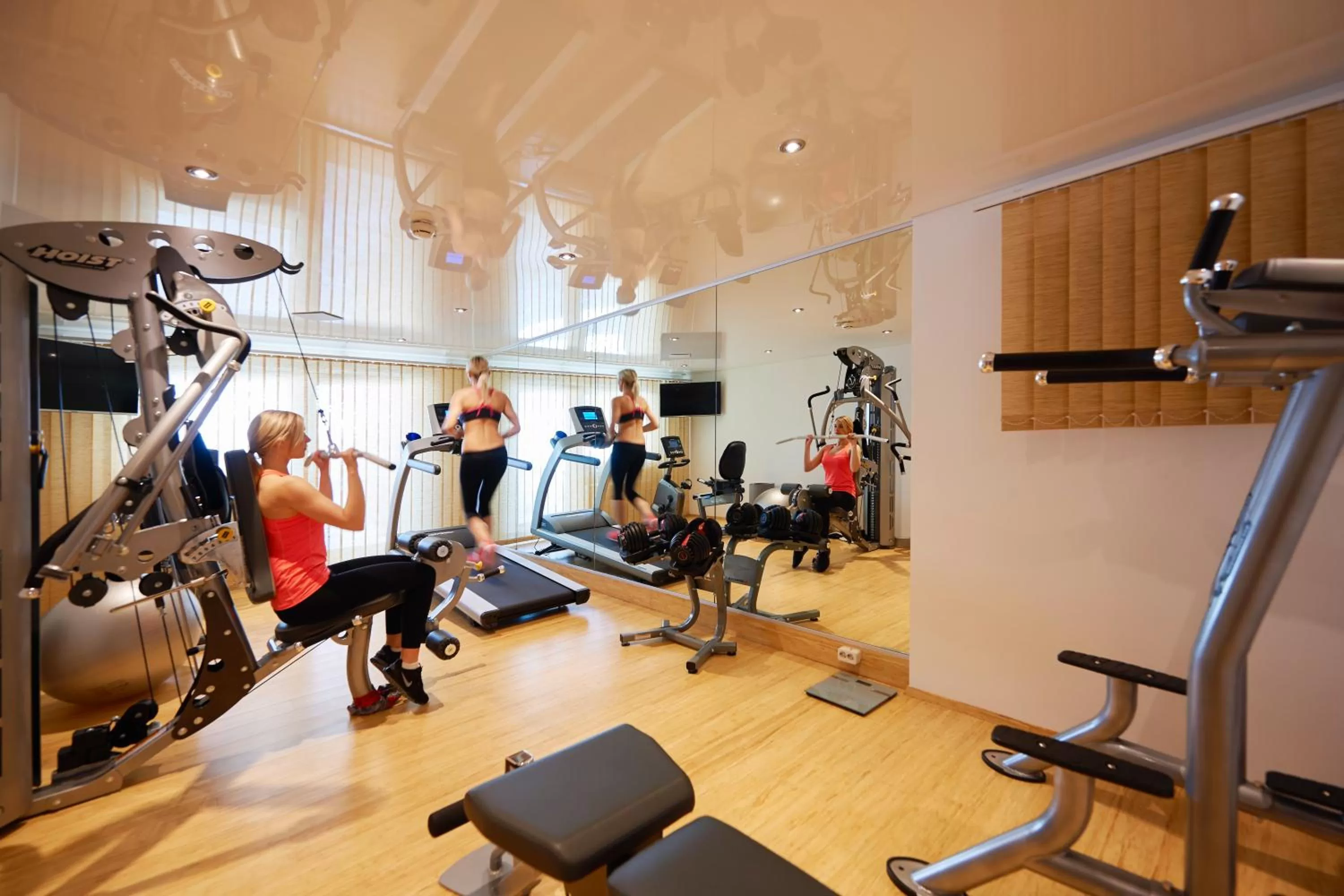 Fitness centre/facilities in Boutique Hotel Herzhof - Garni-Appartements - Adults Only