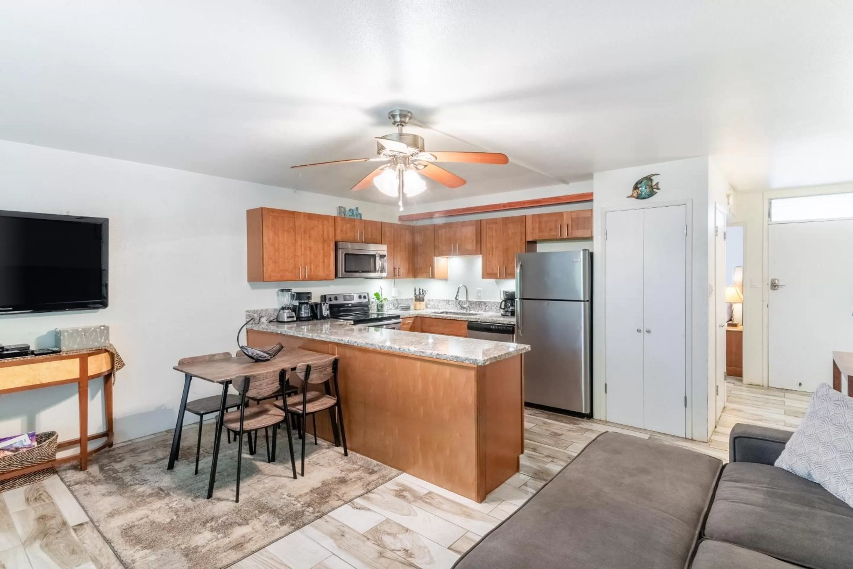 Kitchen/Kitchenette in BeachFront Kihei Kai Nani - Maui Vista Deluxe Condos