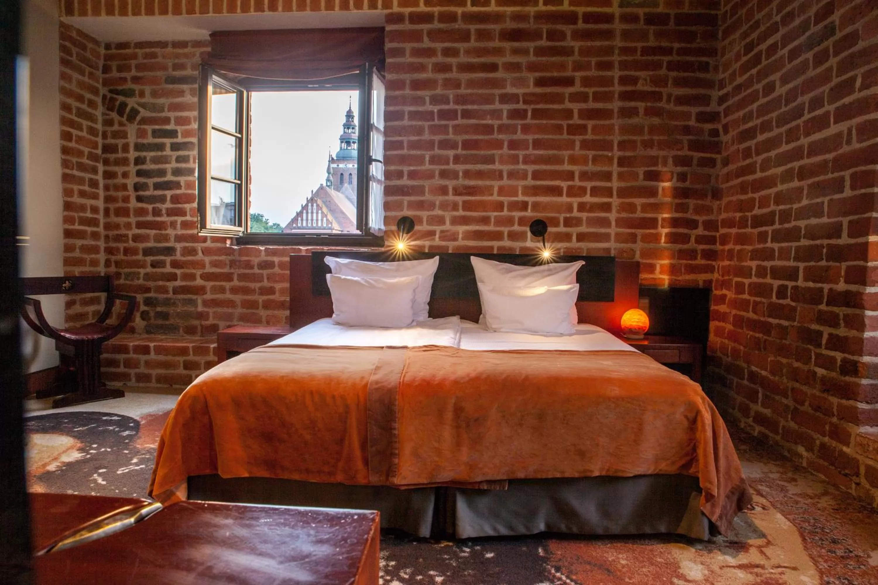 Bed in Hotel Krasicki