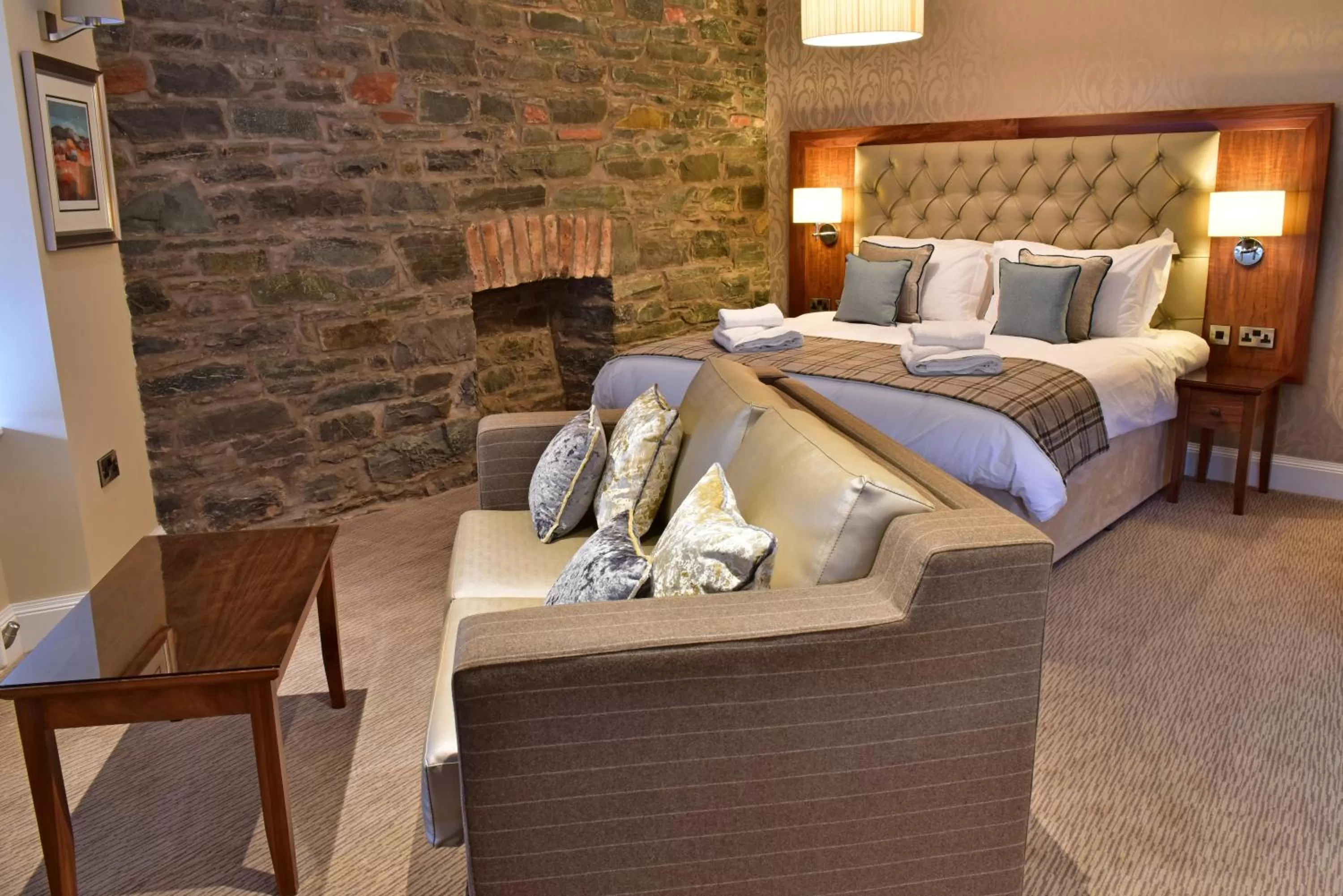 Seating area, Bed in The Townhouse Aberfeldy - Rooms & Breakfast