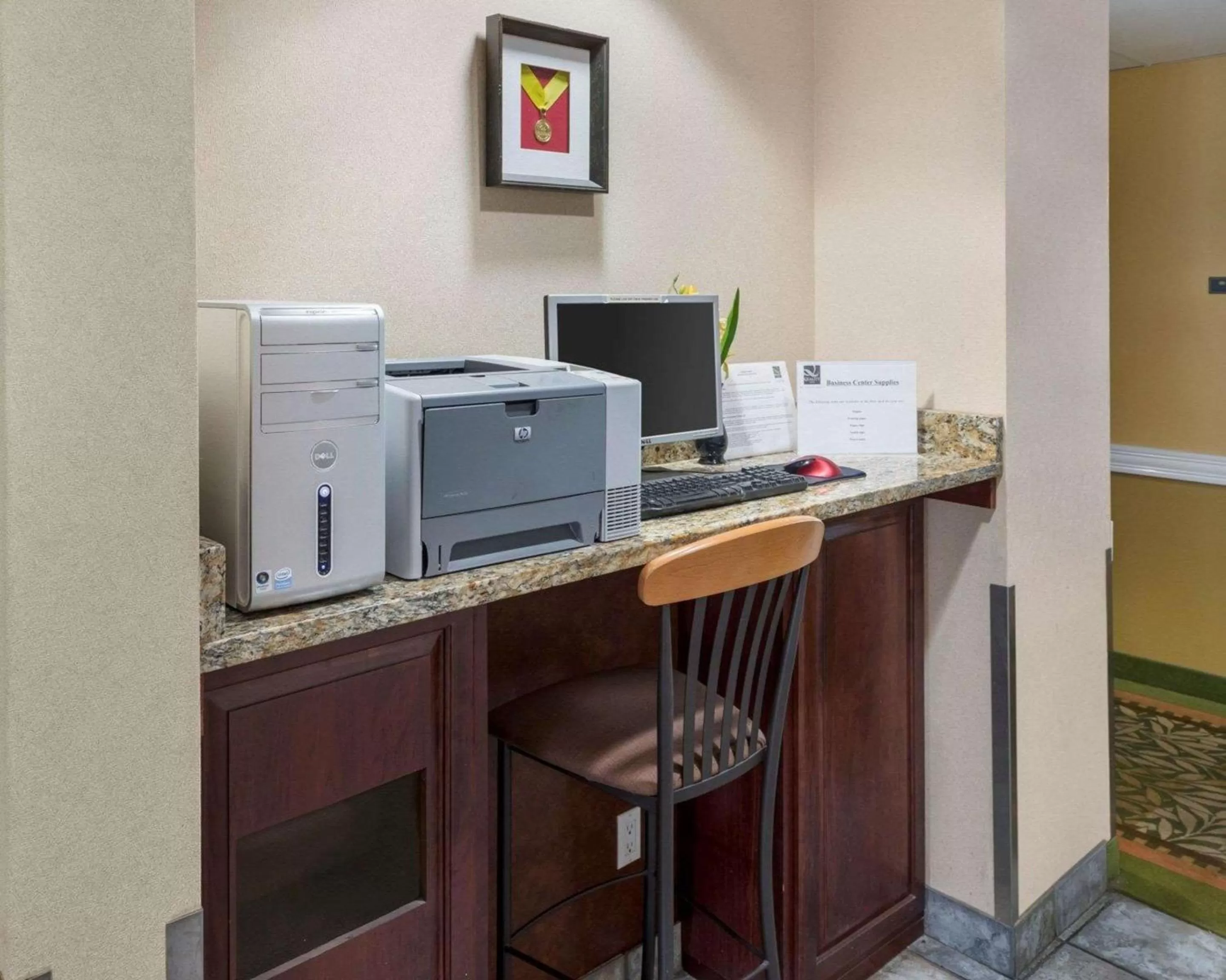 On site in Quality Inn Lakeville North