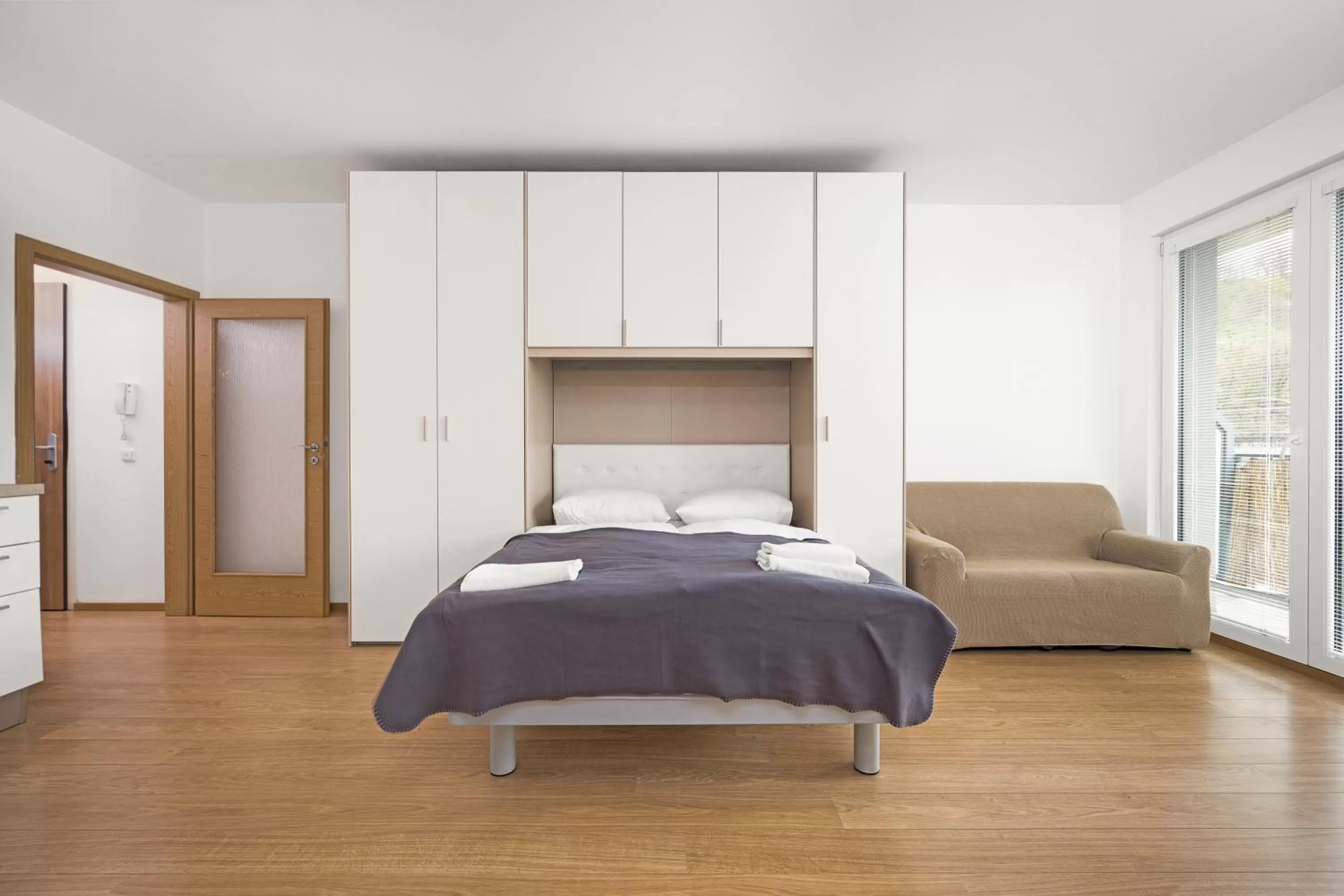 Bed in Prague City Residence