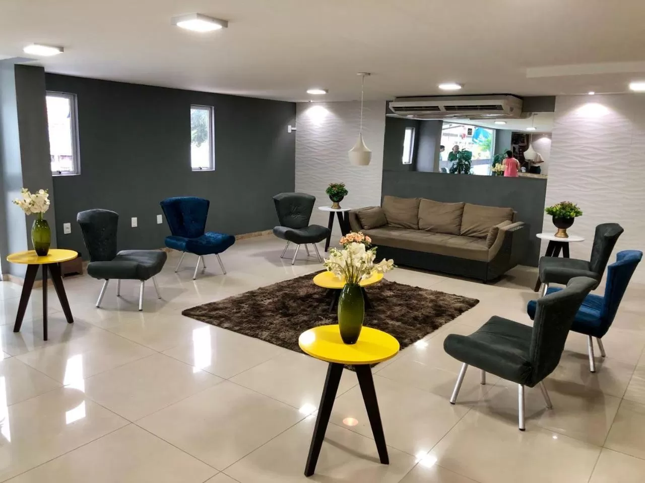 Lobby or reception in Anjos Praia Hotel