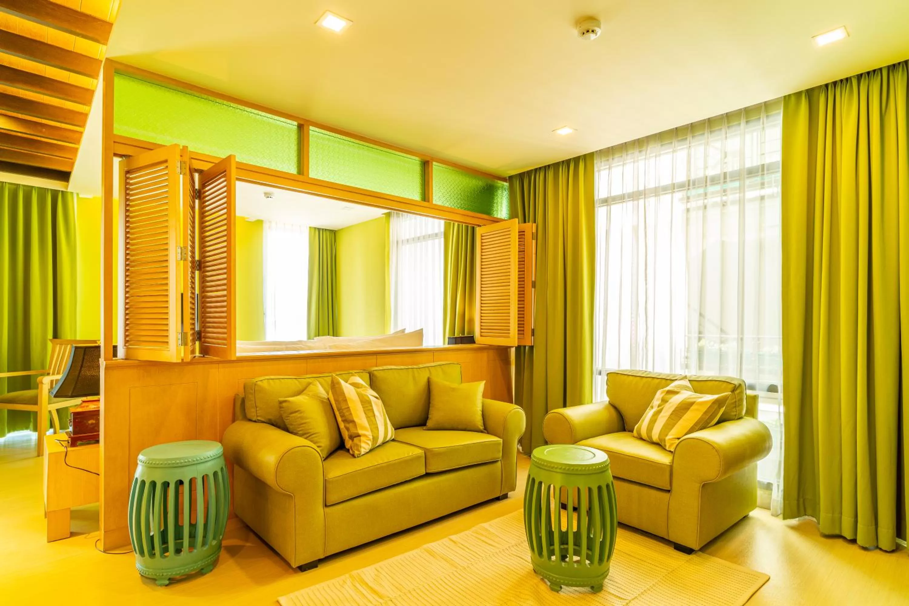 Living room in Amber Boutique Silom