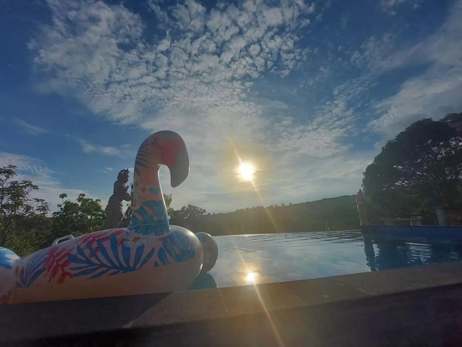 Pool view in Innora Jungle Resort And Spa