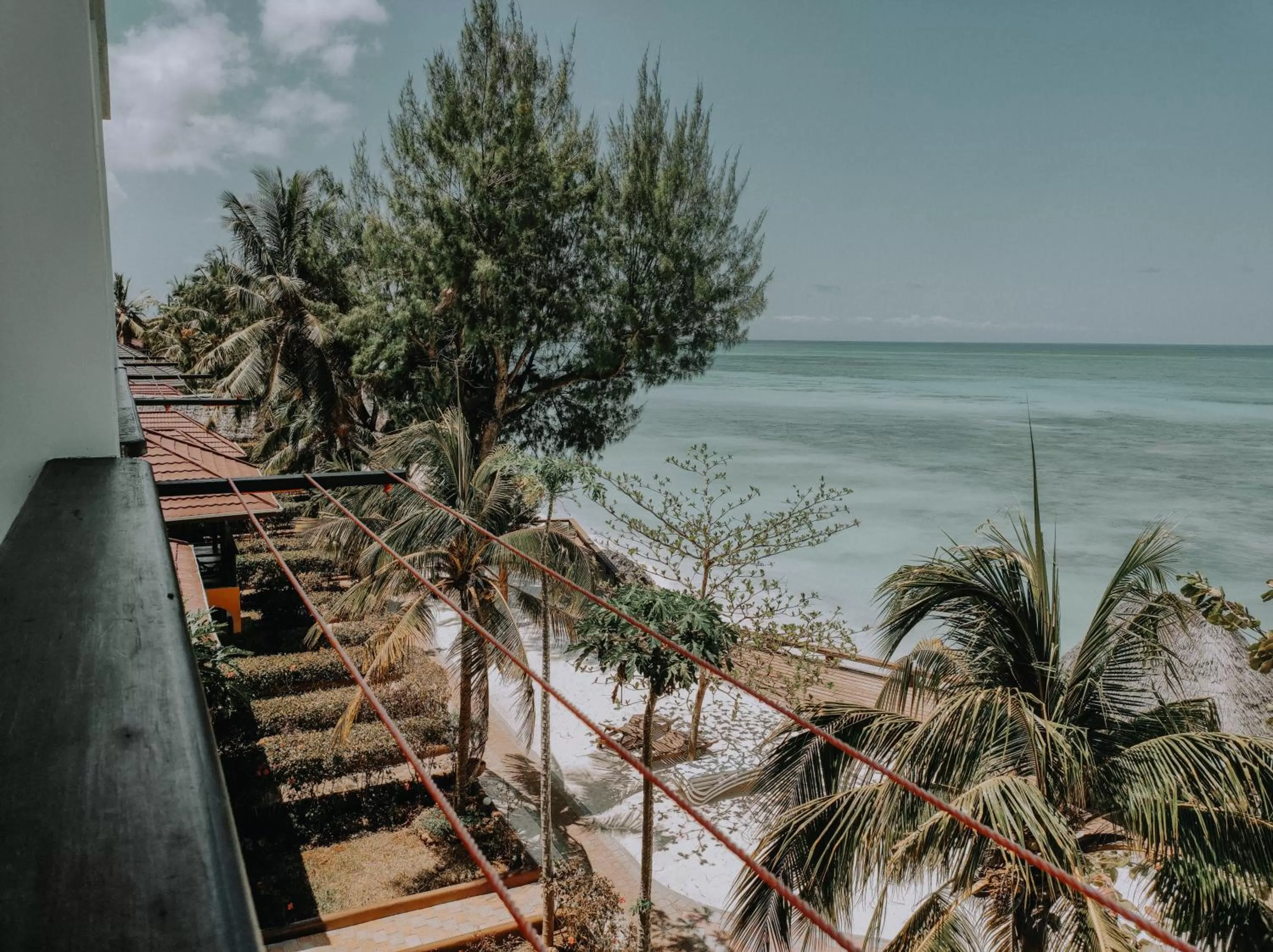 Balcony/Terrace in Mnarani Beach Cottages