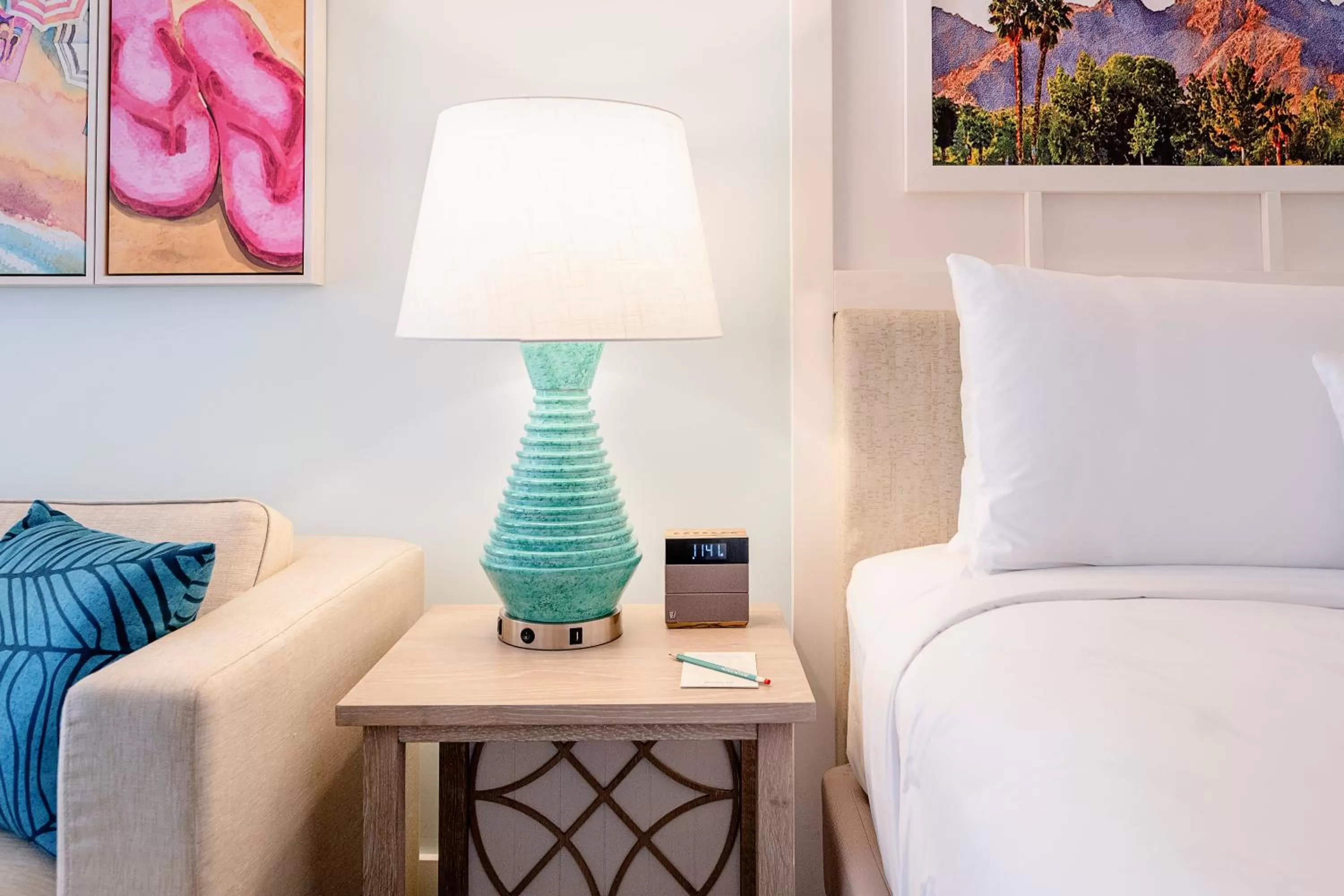 Bed in Riviera Resort Palm Springs